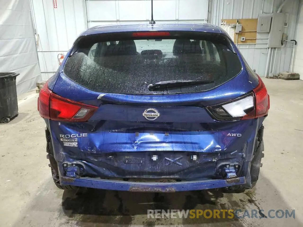 6 Photograph of a damaged car JN1BJ1CRXKW343052 NISSAN ROGUE 2019