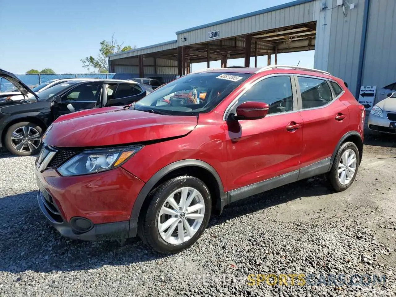 1 Photograph of a damaged car JN1BJ1CRXKW351488 NISSAN ROGUE 2019