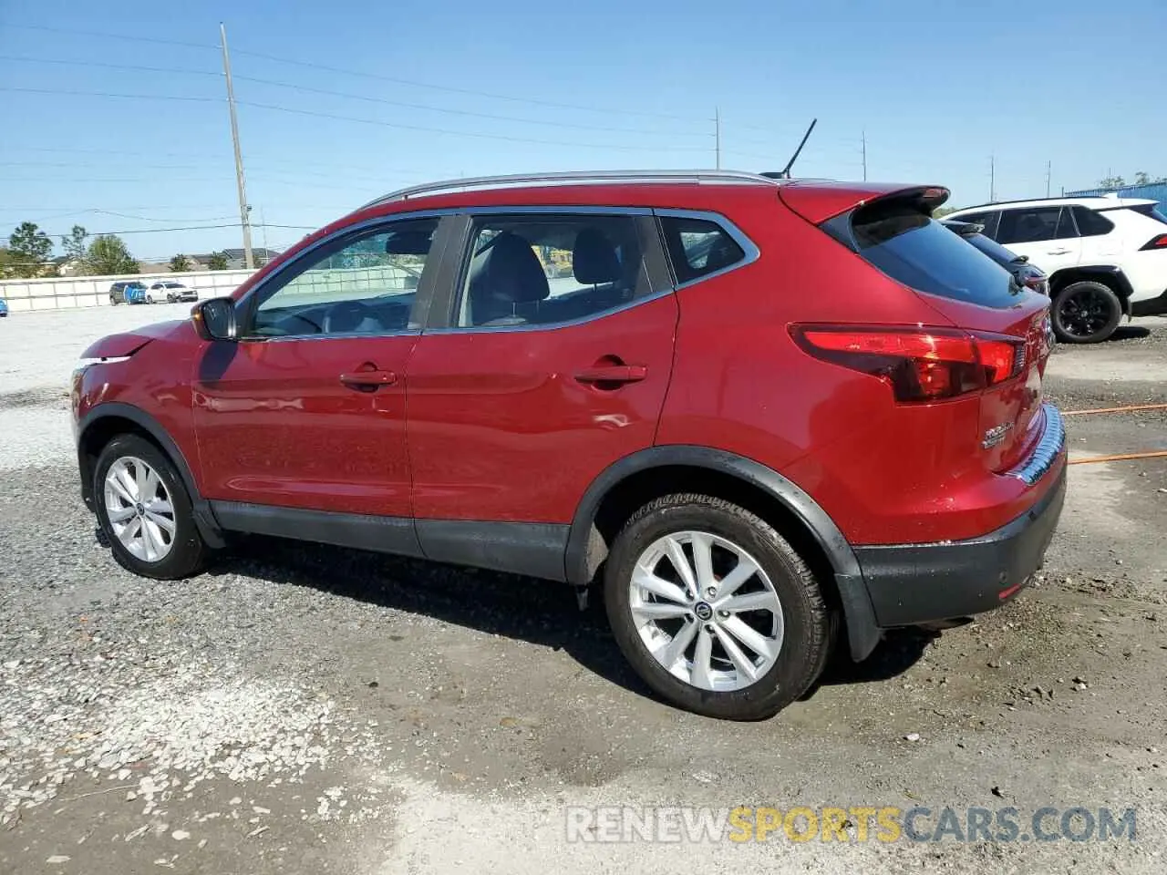 2 Photograph of a damaged car JN1BJ1CRXKW351488 NISSAN ROGUE 2019