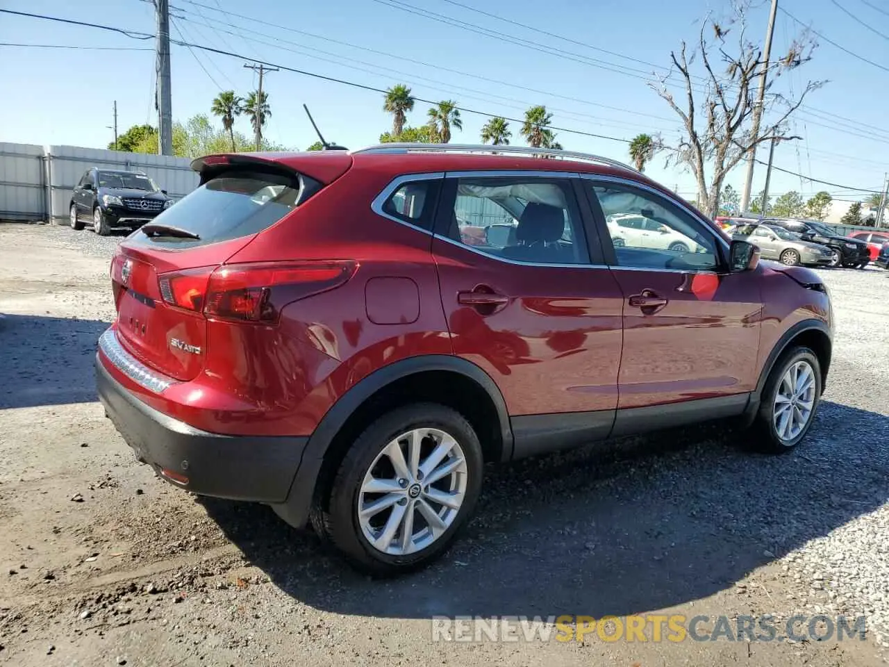 3 Photograph of a damaged car JN1BJ1CRXKW351488 NISSAN ROGUE 2019