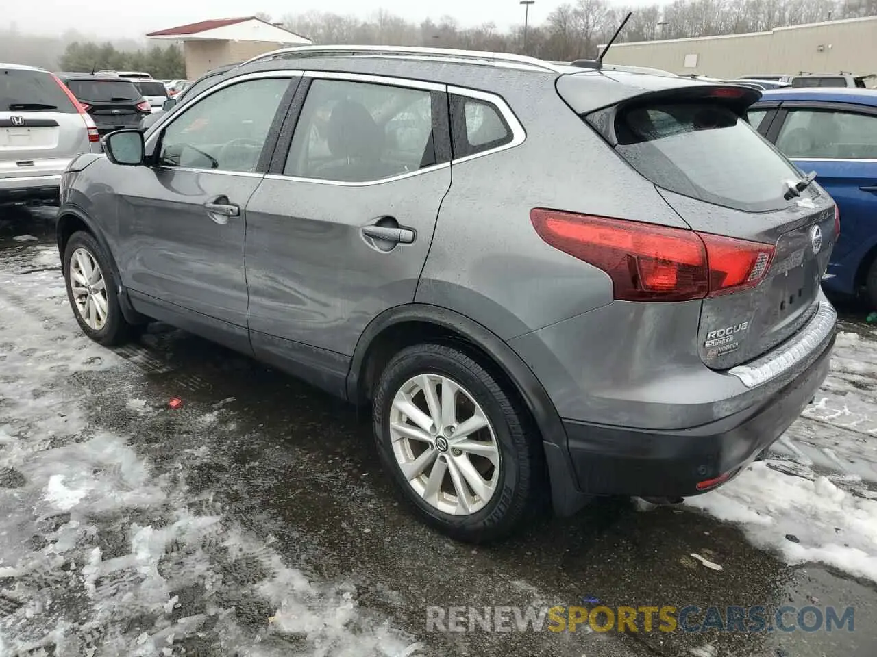 2 Photograph of a damaged car JN1BJ1CRXKW352060 NISSAN ROGUE 2019