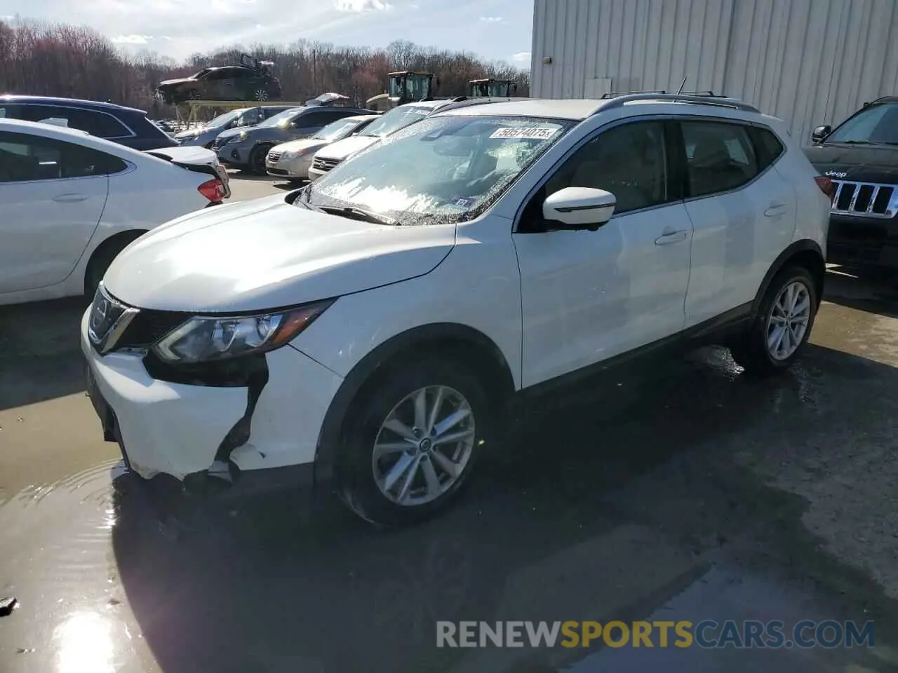 1 Photograph of a damaged car JN1BJ1CRXKW628219 NISSAN ROGUE 2019