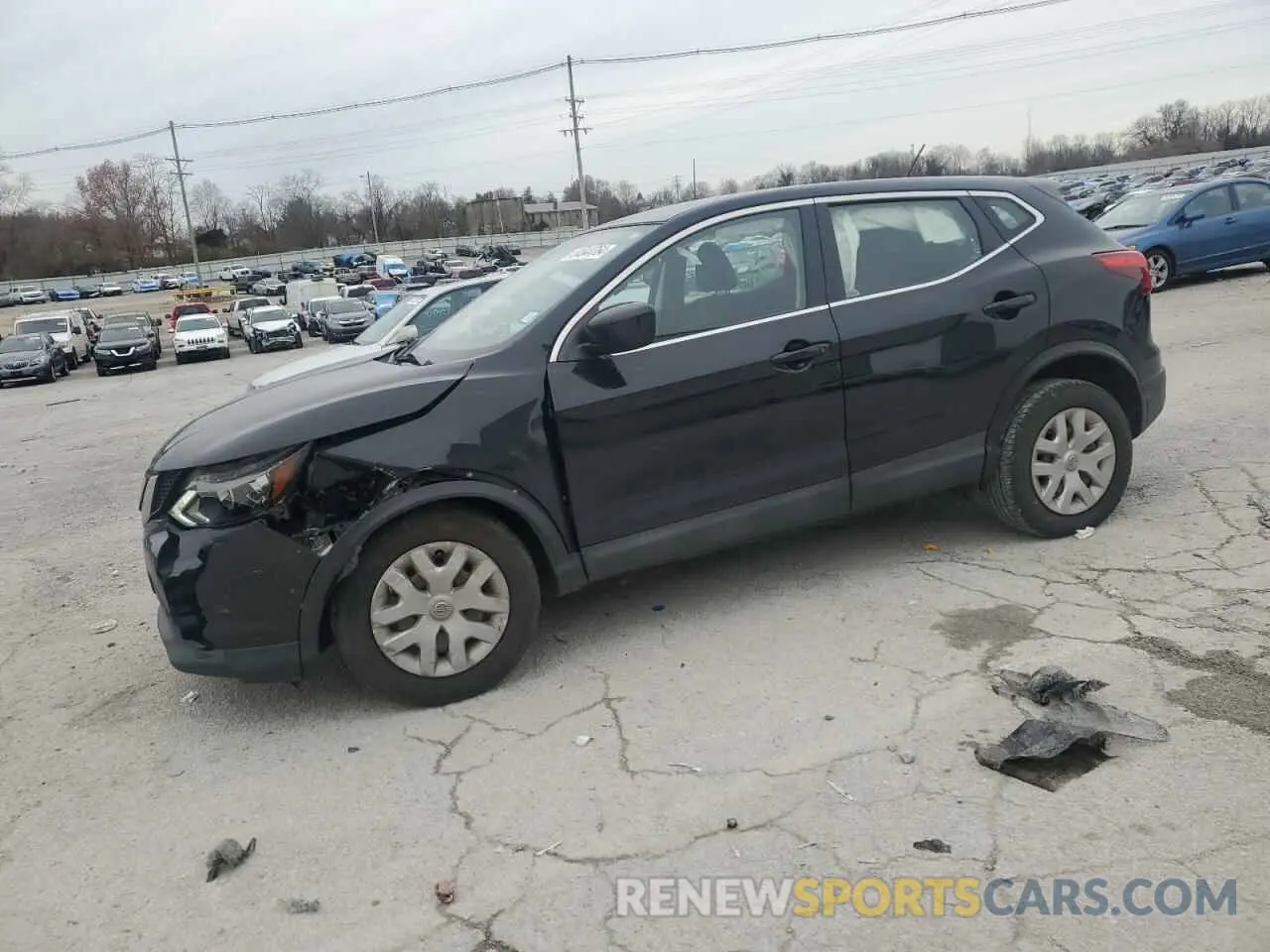 1 Photograph of a damaged car JN1BJ1CRXKW629080 NISSAN ROGUE 2019