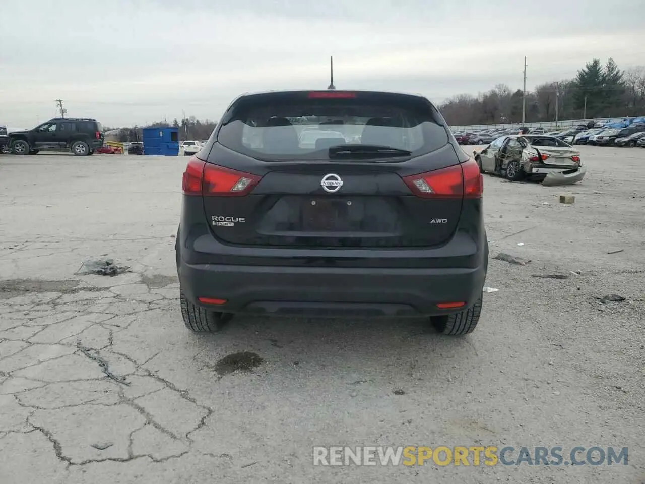6 Photograph of a damaged car JN1BJ1CRXKW629080 NISSAN ROGUE 2019