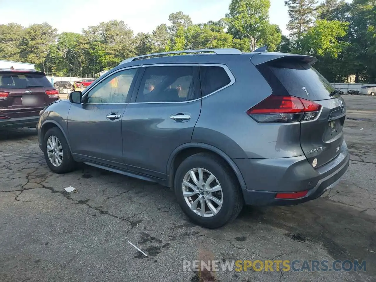 2 Photograph of a damaged car JN8AT2MT0KW252024 NISSAN ROGUE 2019