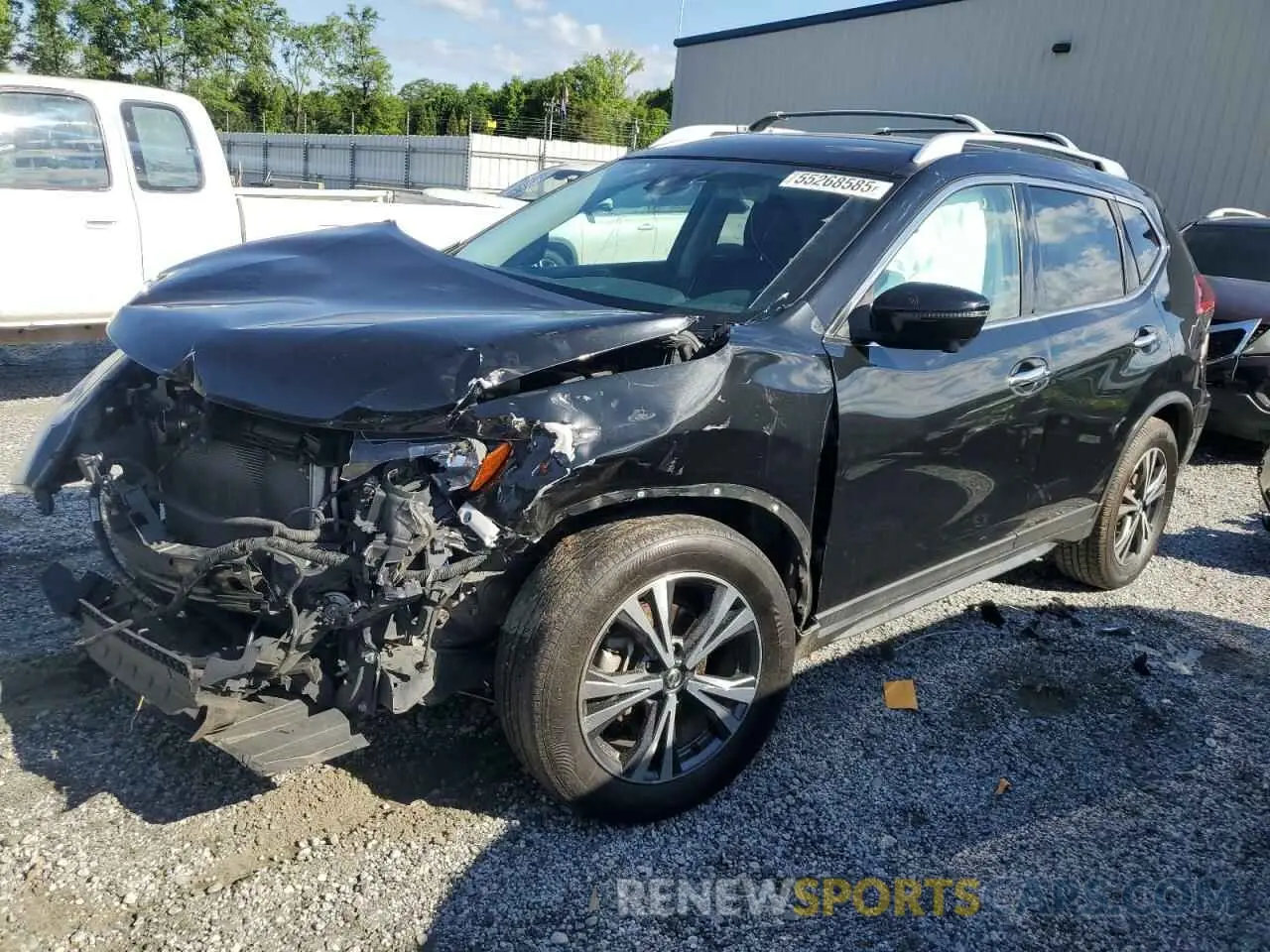 1 Photograph of a damaged car JN8AT2MT0KW505360 NISSAN ROGUE 2019