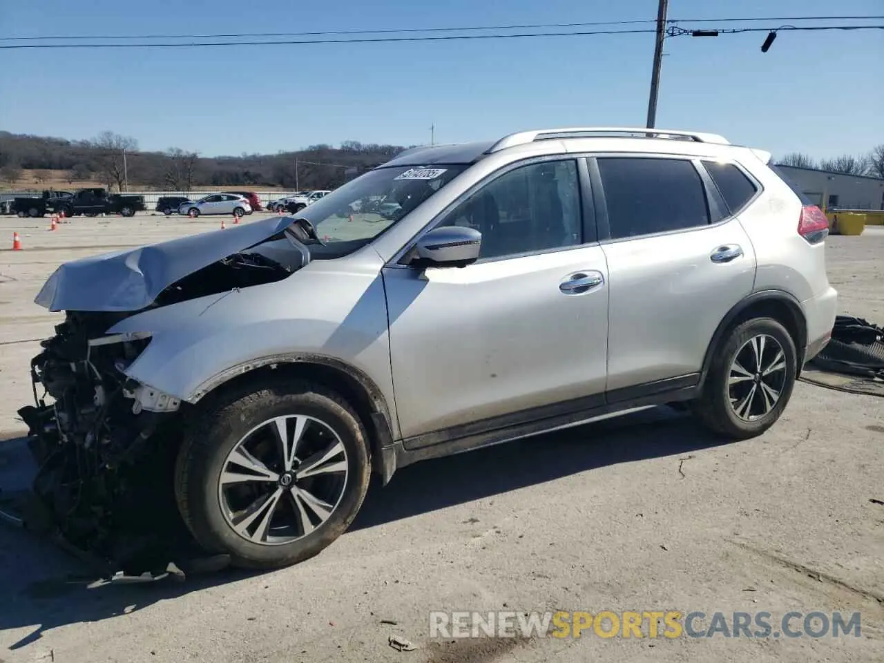 1 Photograph of a damaged car JN8AT2MT1KW261248 NISSAN ROGUE 2019