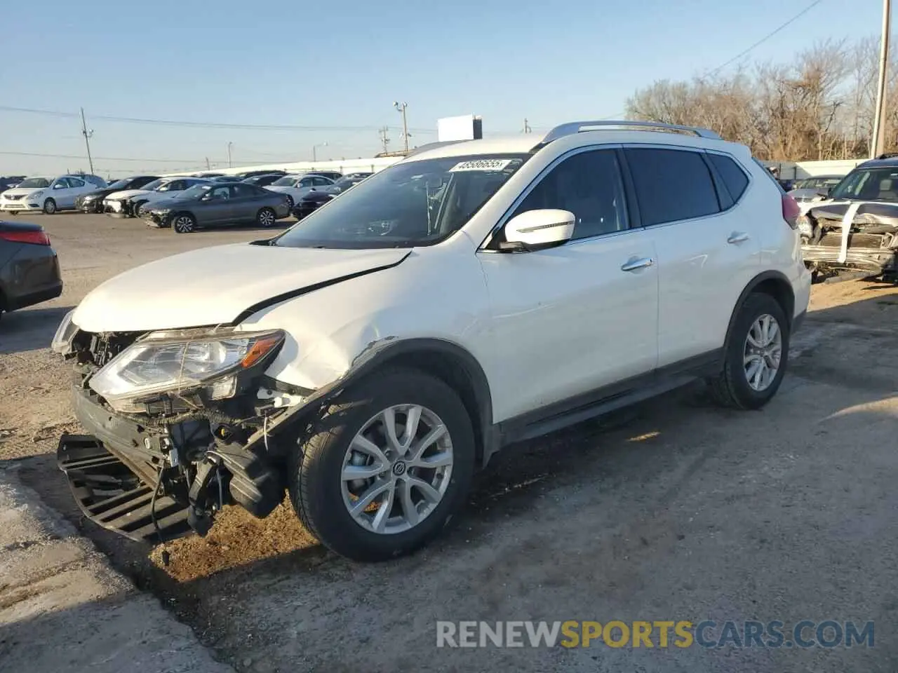 1 Photograph of a damaged car JN8AT2MT1KW267597 NISSAN ROGUE 2019