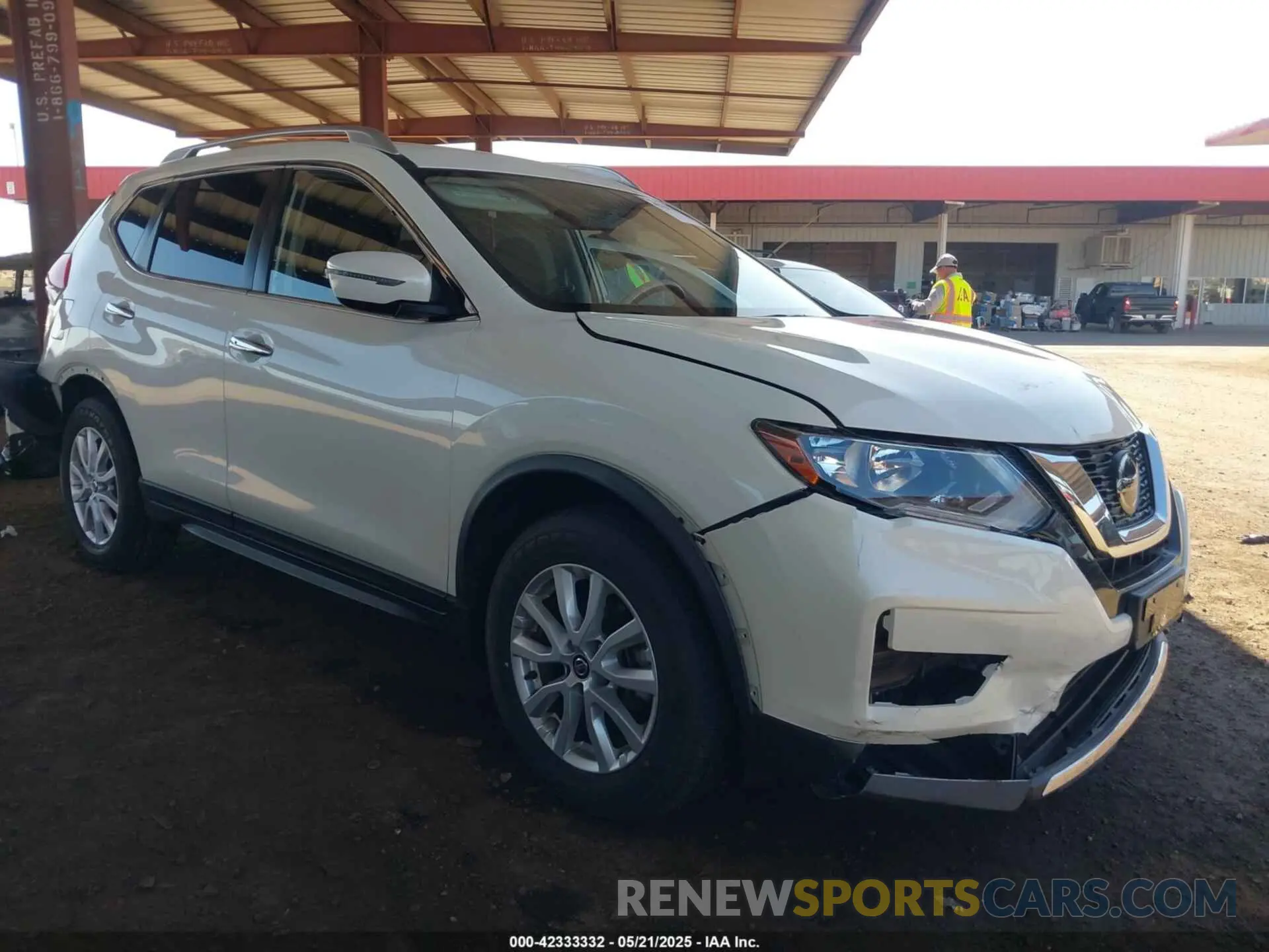 1 Photograph of a damaged car JN8AT2MT2KW254860 NISSAN ROGUE 2019