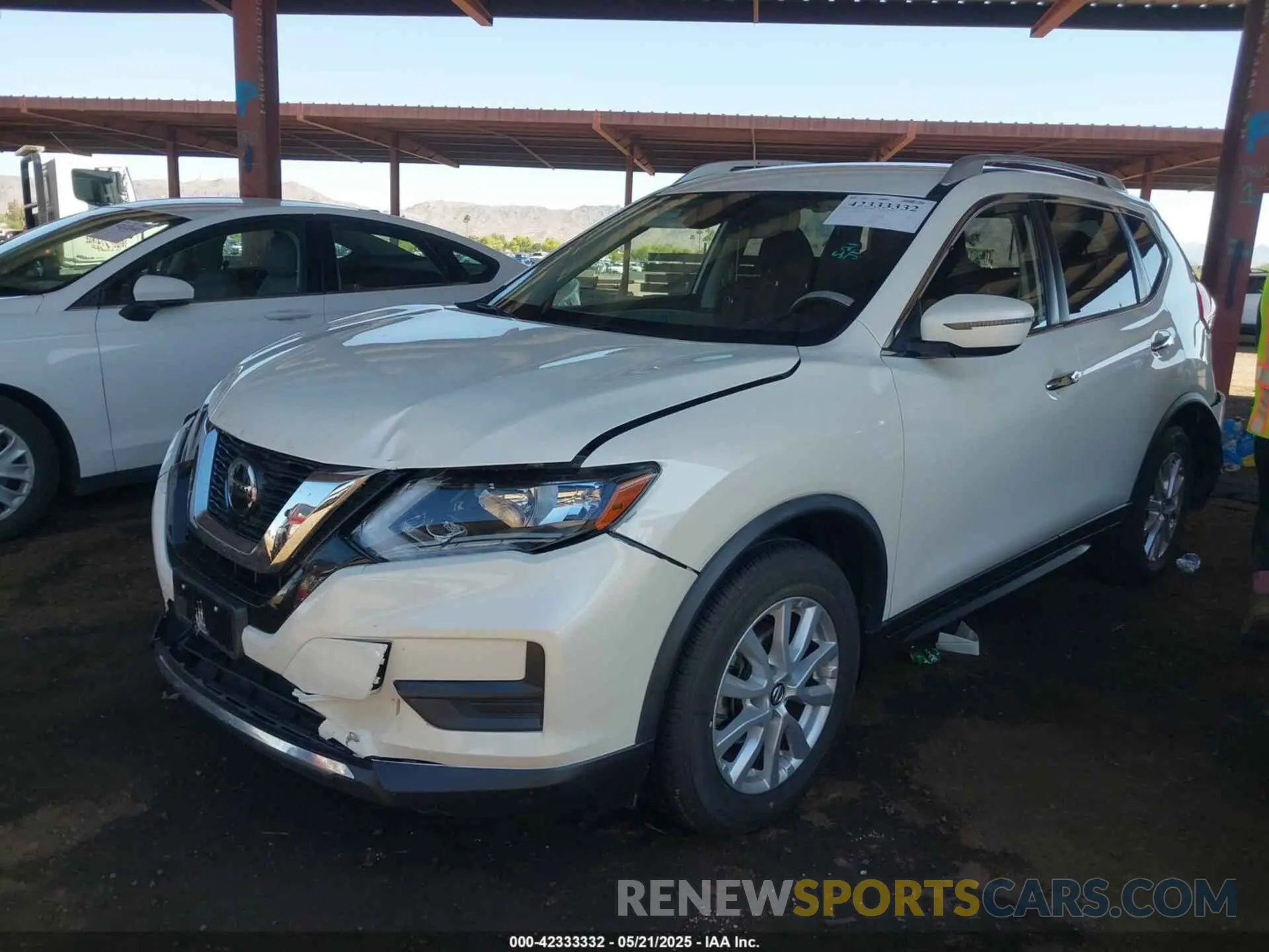 2 Photograph of a damaged car JN8AT2MT2KW254860 NISSAN ROGUE 2019