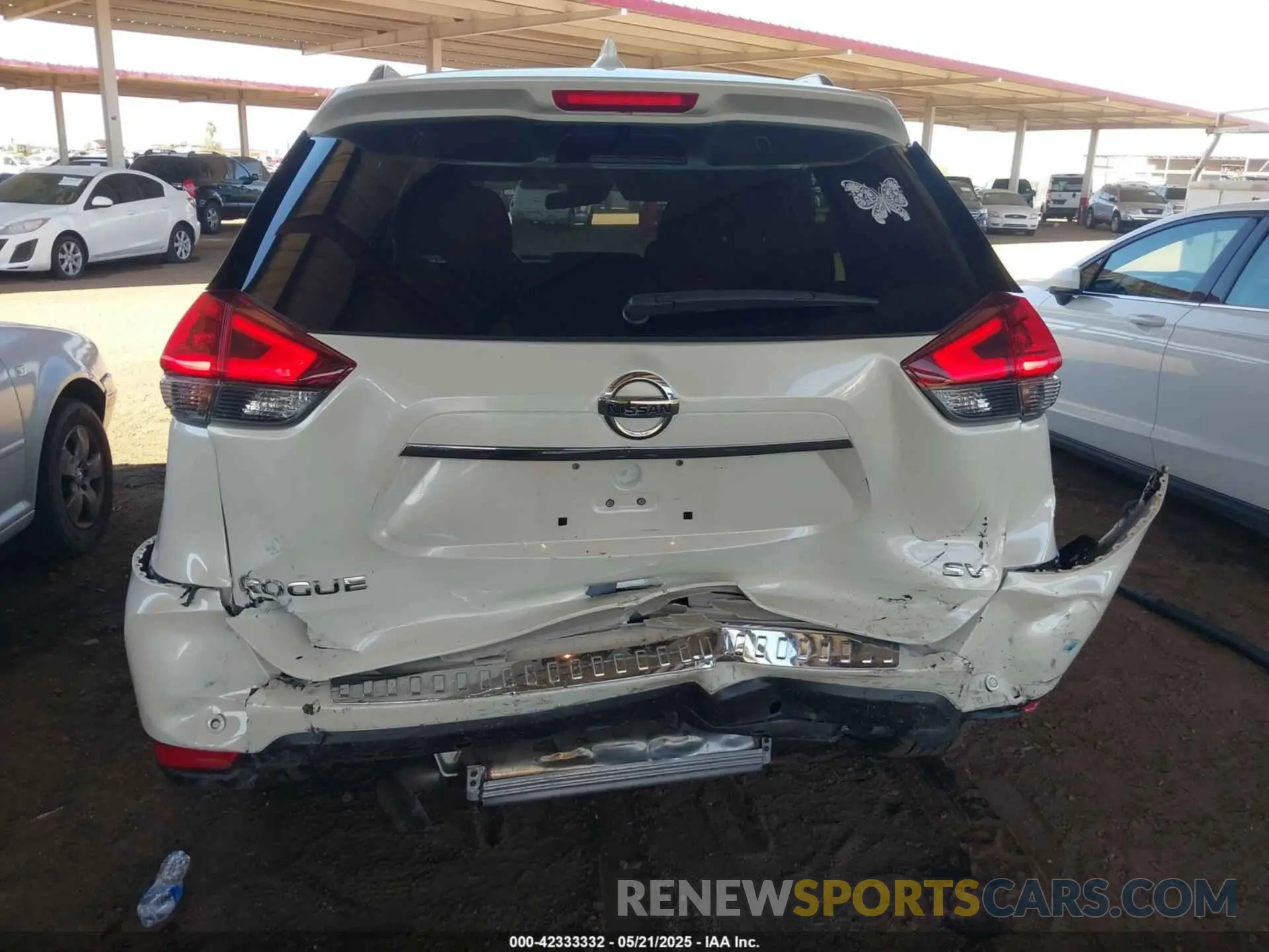 6 Photograph of a damaged car JN8AT2MT2KW254860 NISSAN ROGUE 2019