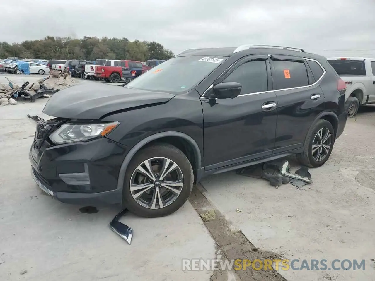 1 Photograph of a damaged car JN8AT2MT3KW258867 NISSAN ROGUE 2019