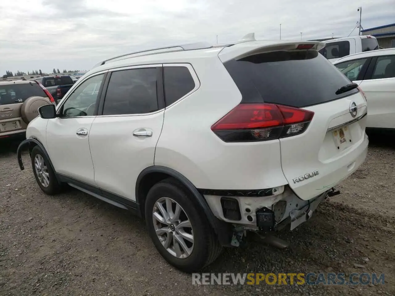 2 Photograph of a damaged car JN8AT2MT4KW250860 NISSAN ROGUE 2019