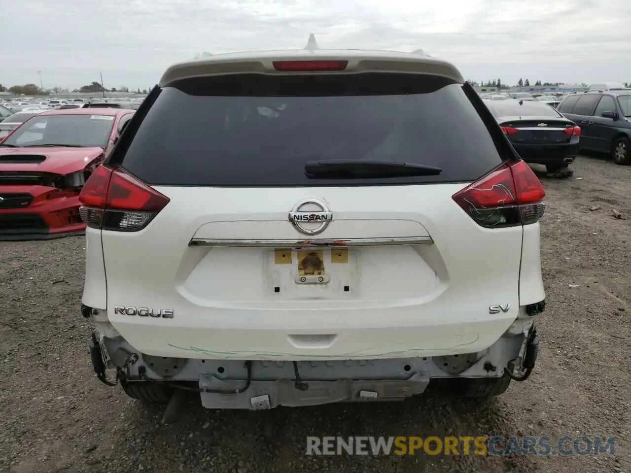 6 Photograph of a damaged car JN8AT2MT4KW250860 NISSAN ROGUE 2019