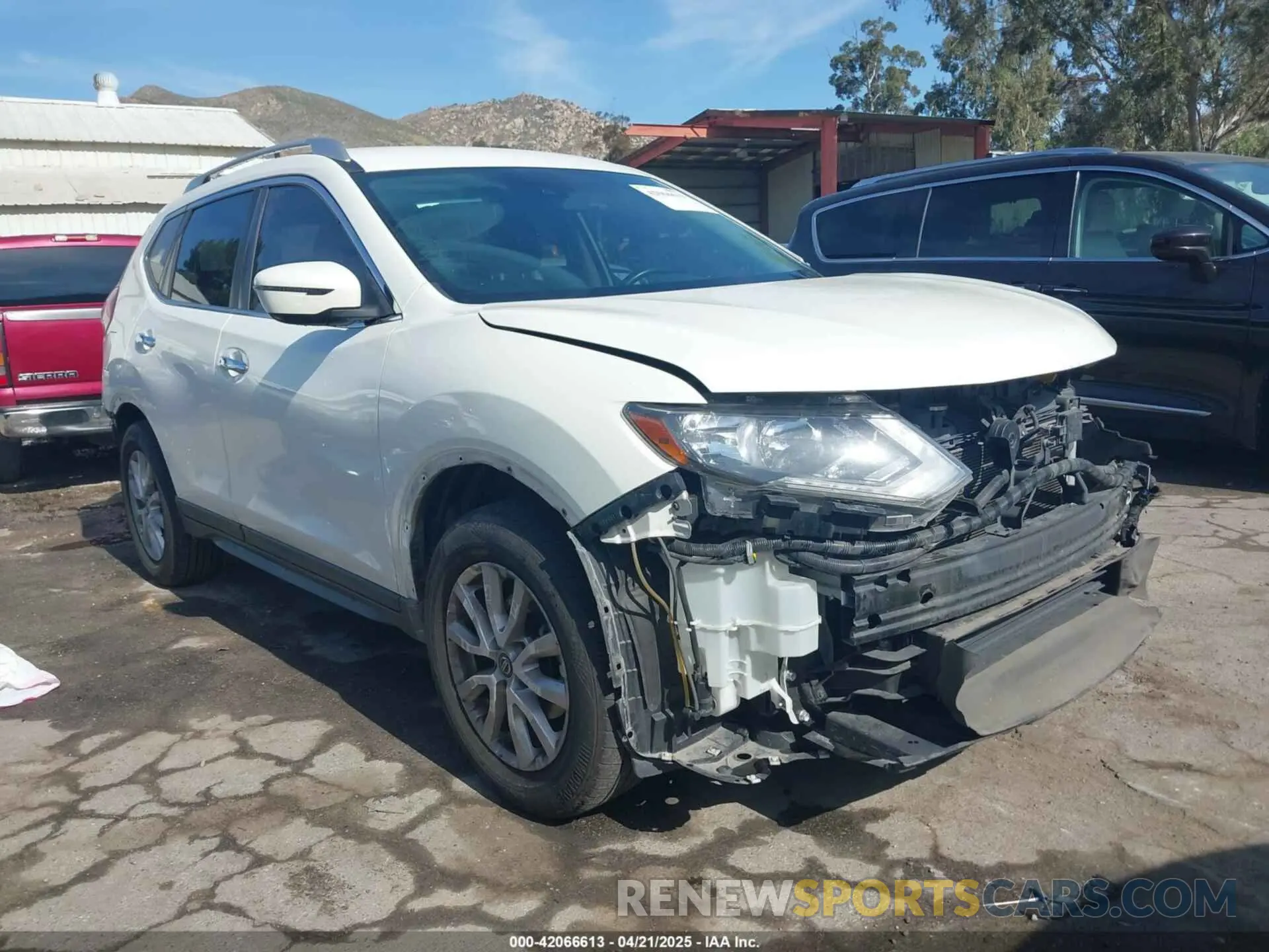 1 Photograph of a damaged car JN8AT2MT4KW255007 NISSAN ROGUE 2019