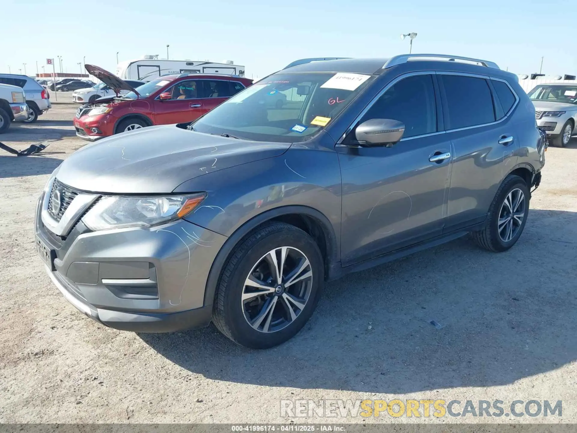 2 Photograph of a damaged car JN8AT2MT4KW262975 NISSAN ROGUE 2019