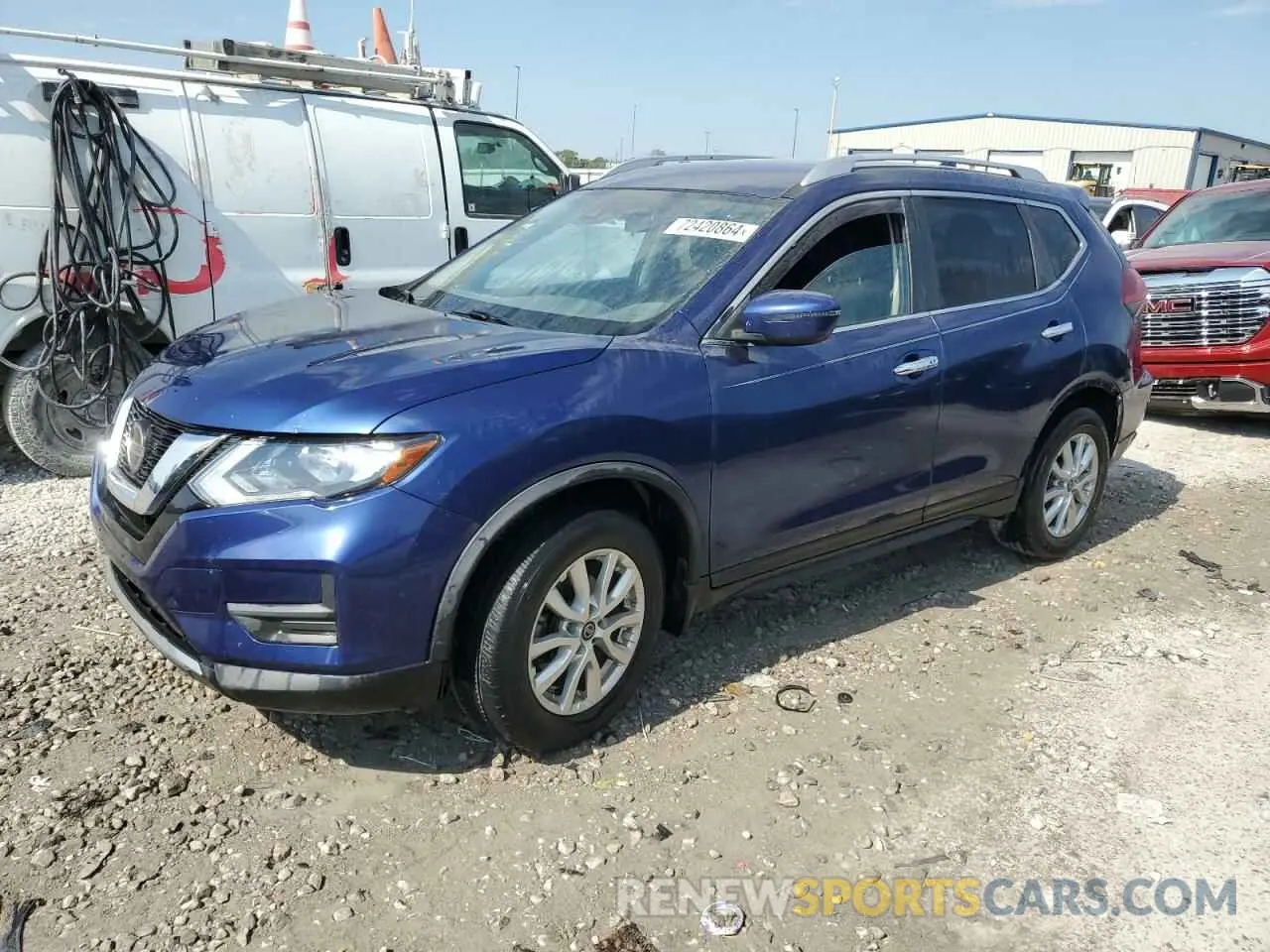 1 Photograph of a damaged car JN8AT2MT5KW264587 NISSAN ROGUE 2019