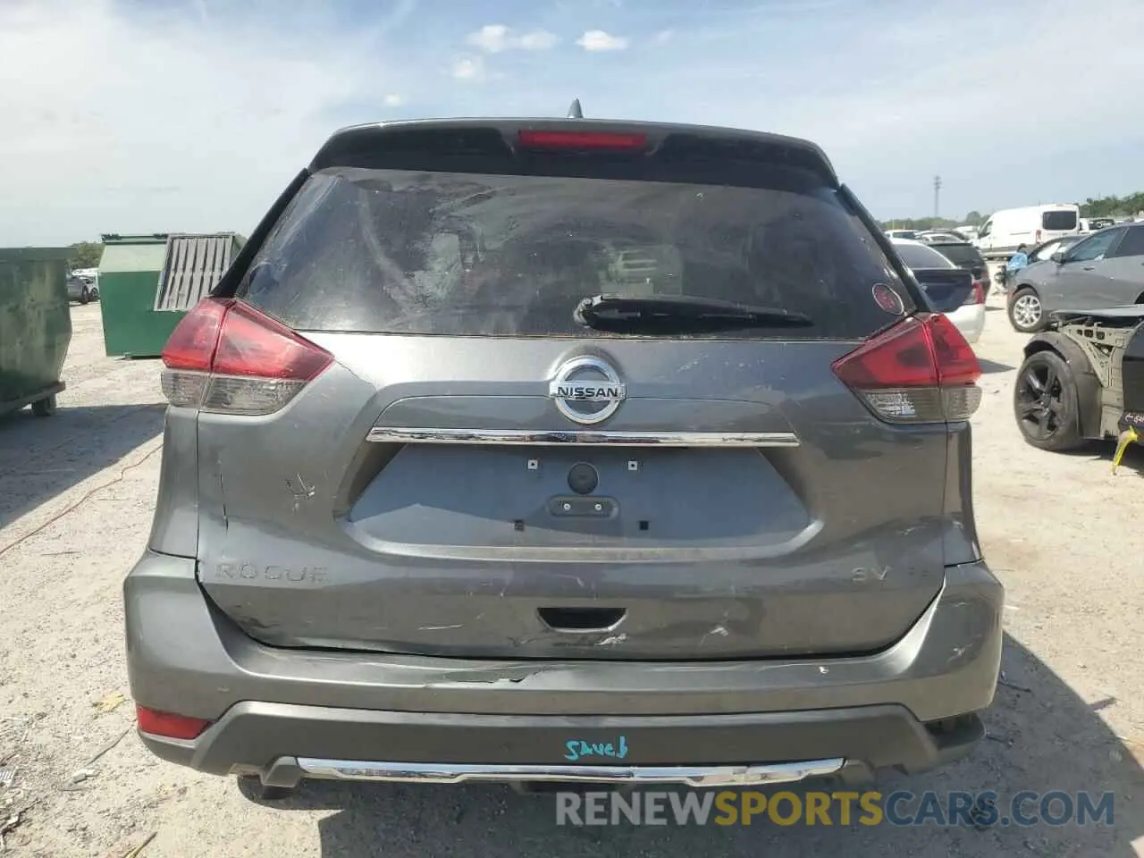 6 Photograph of a damaged car JN8AT2MT5KW264590 NISSAN ROGUE 2019
