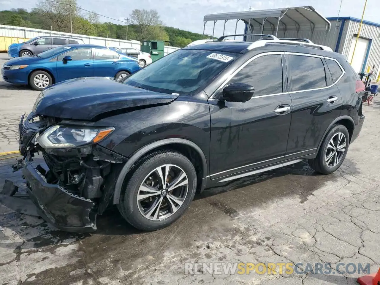 1 Photograph of a damaged car JN8AT2MT6KW262248 NISSAN ROGUE 2019