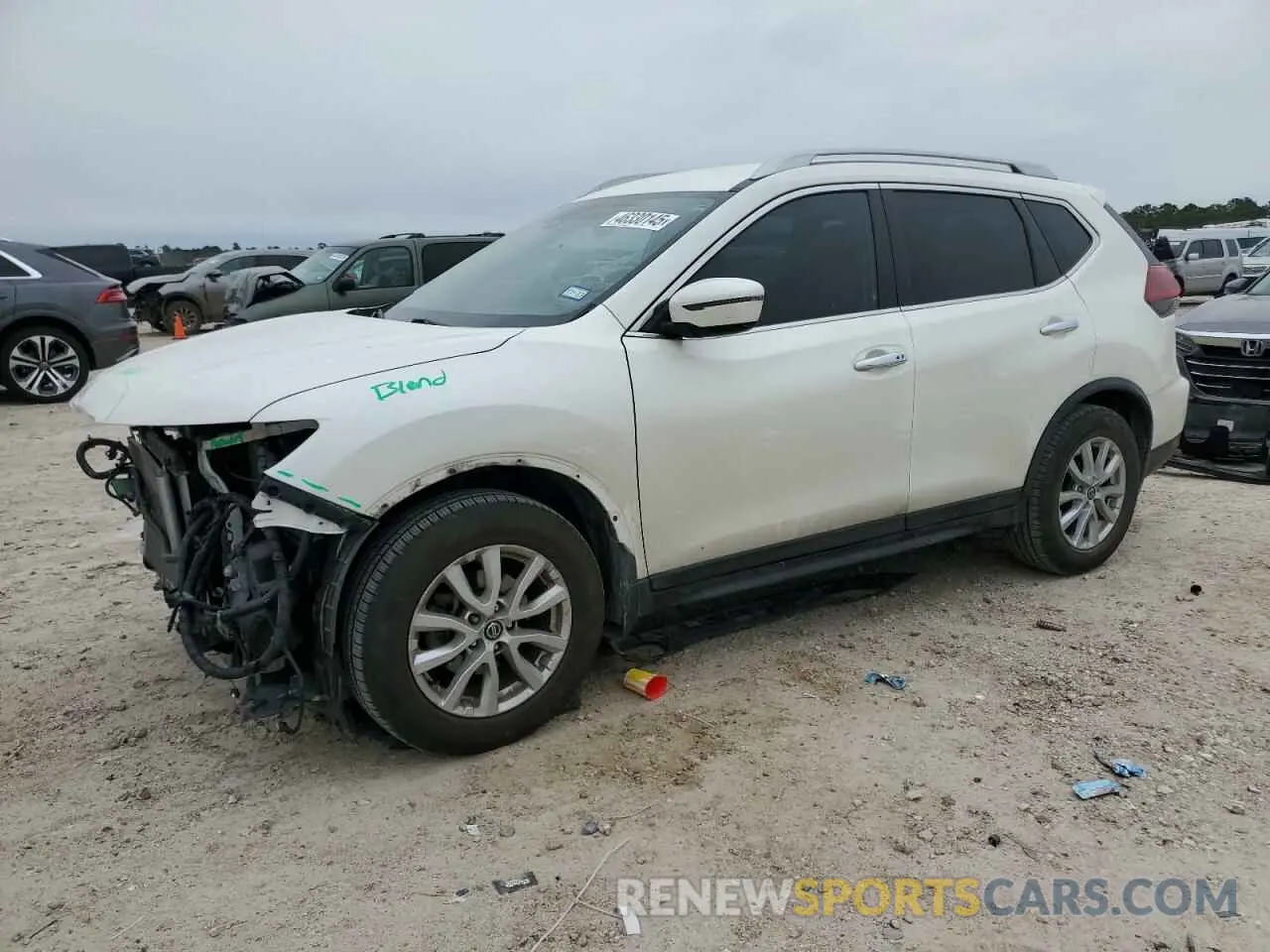 1 Photograph of a damaged car JN8AT2MT6KW263187 NISSAN ROGUE 2019