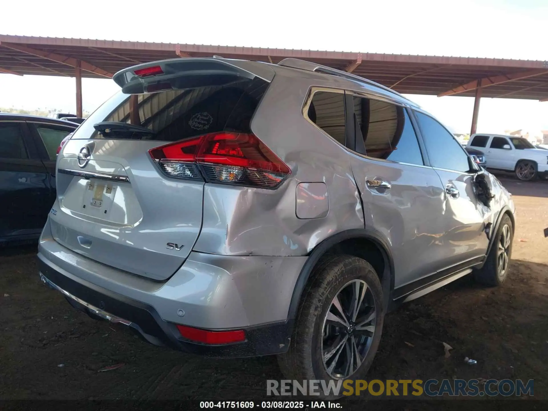4 Photograph of a damaged car JN8AT2MT6KW265036 NISSAN ROGUE 2019