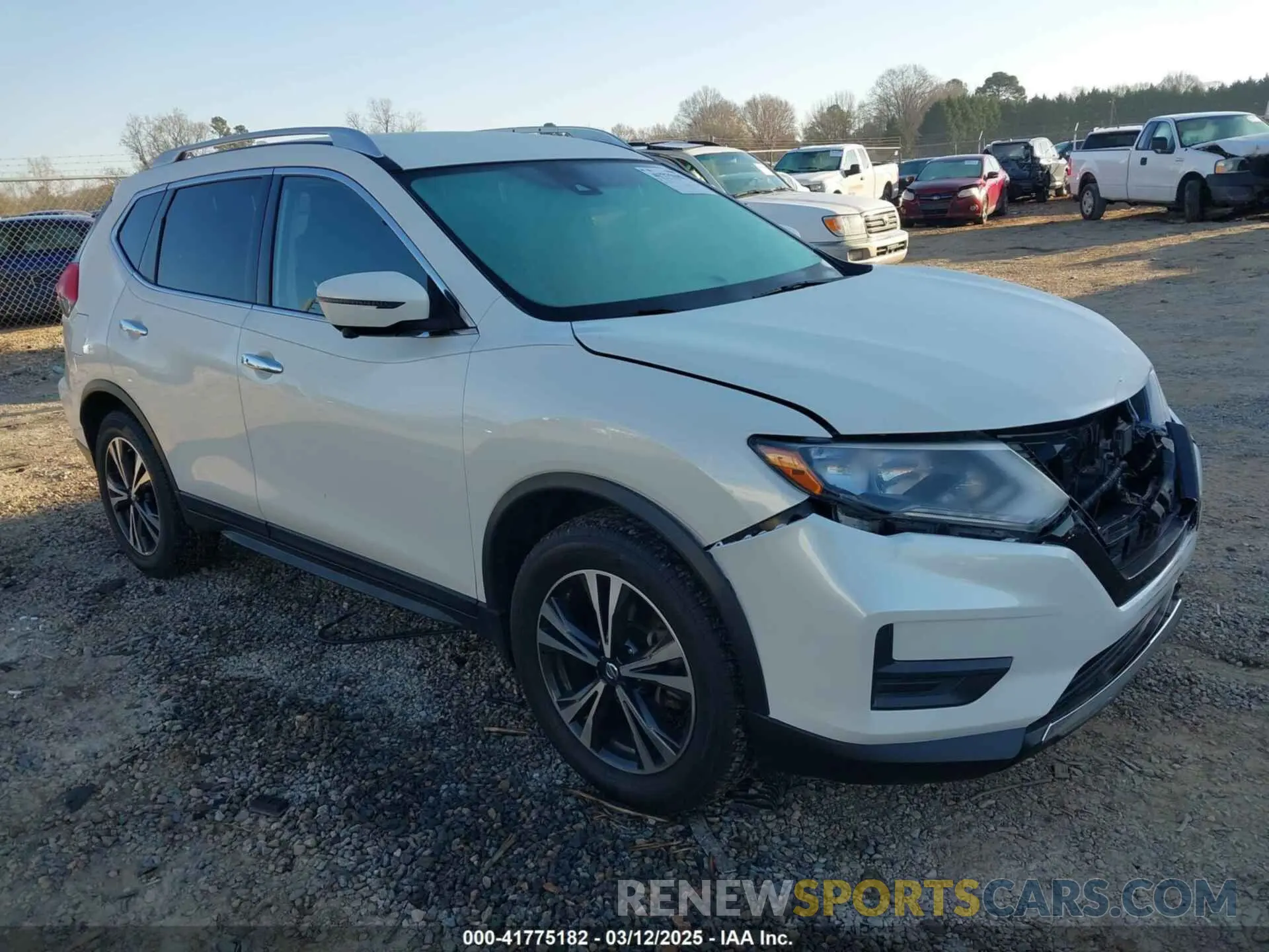 1 Photograph of a damaged car JN8AT2MT7KW254319 NISSAN ROGUE 2019