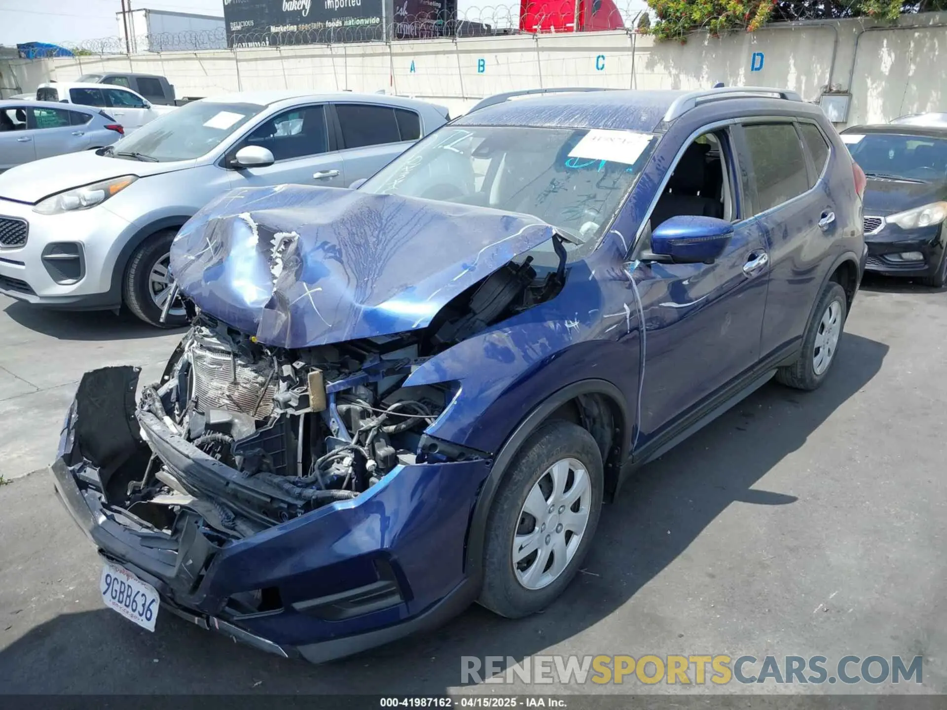 2 Photograph of a damaged car JN8AT2MT7KW268205 NISSAN ROGUE 2019