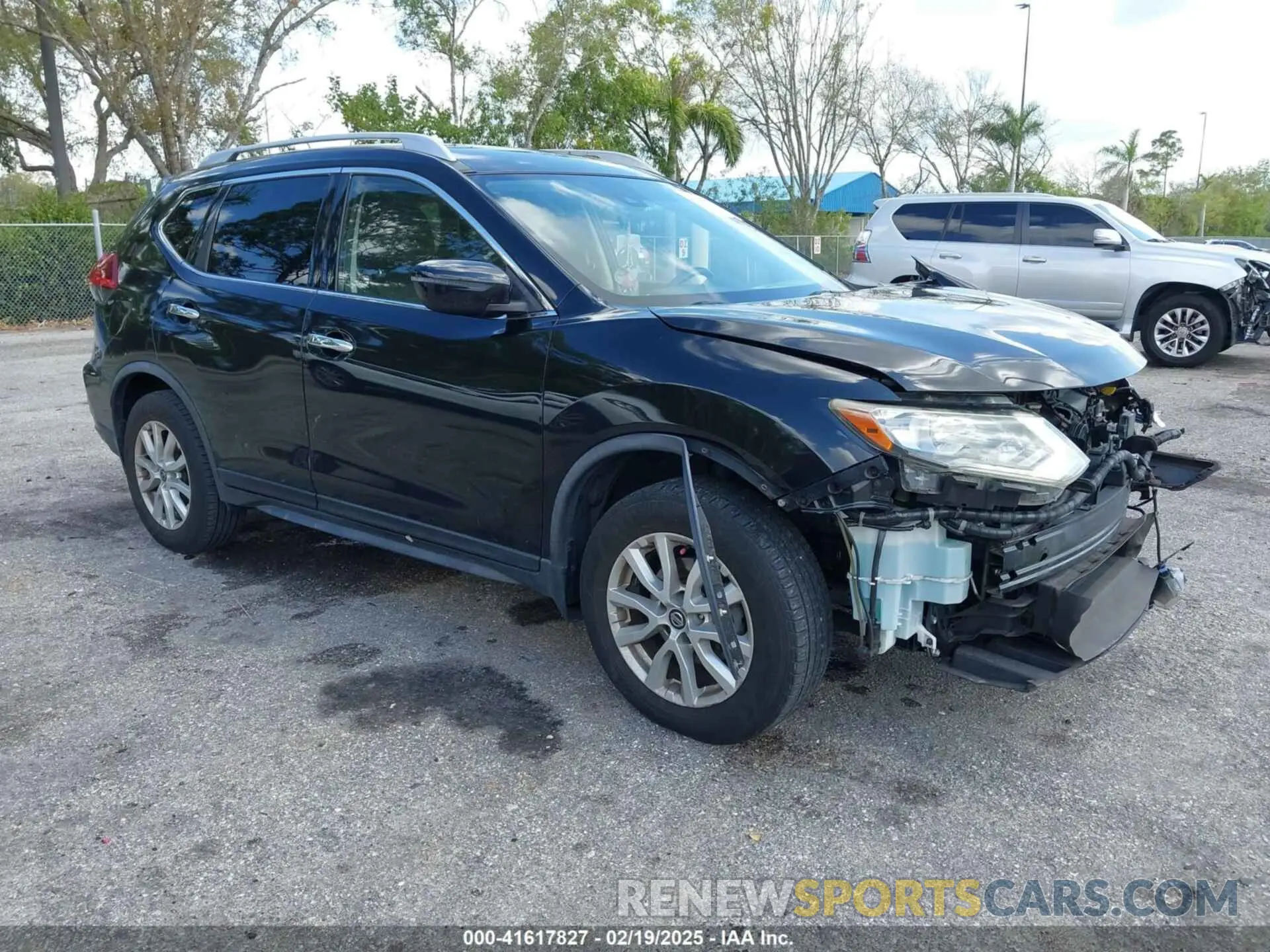 1 Photograph of a damaged car JN8AT2MT7KW503587 NISSAN ROGUE 2019