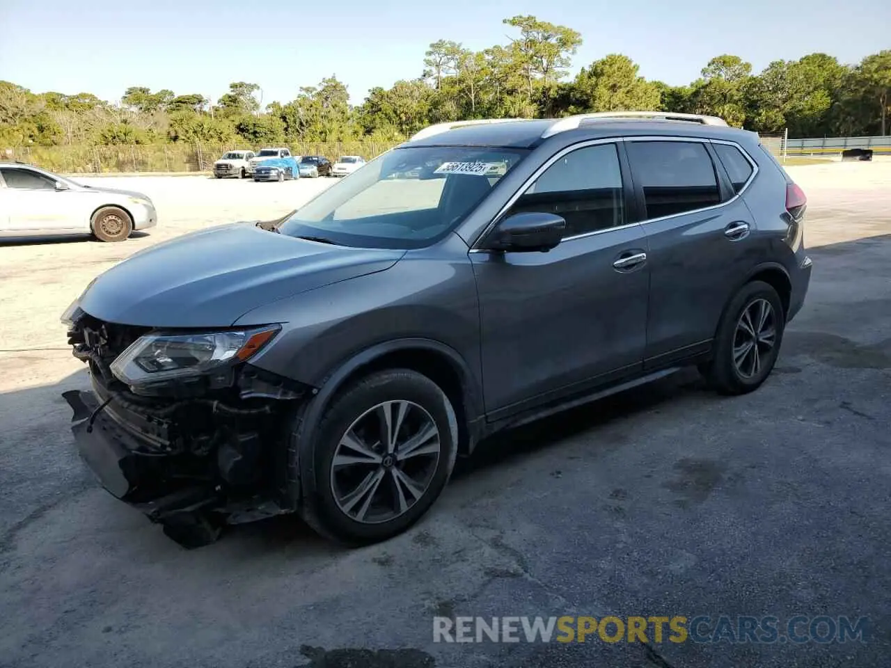 1 Photograph of a damaged car JN8AT2MT8KW262865 NISSAN ROGUE 2019