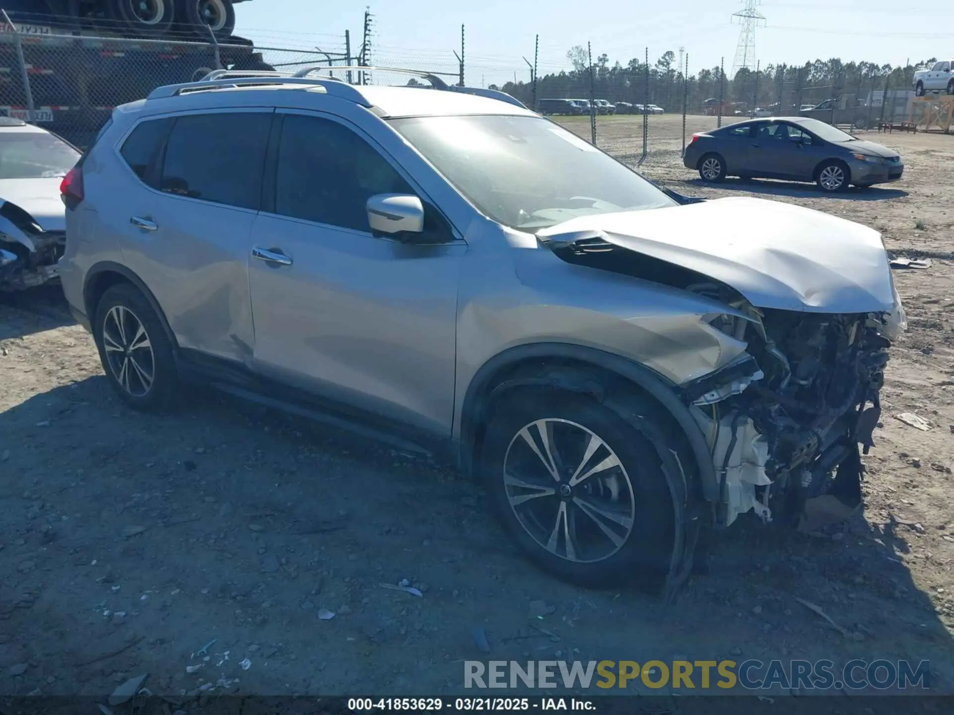 1 Photograph of a damaged car JN8AT2MT9KW263300 NISSAN ROGUE 2019