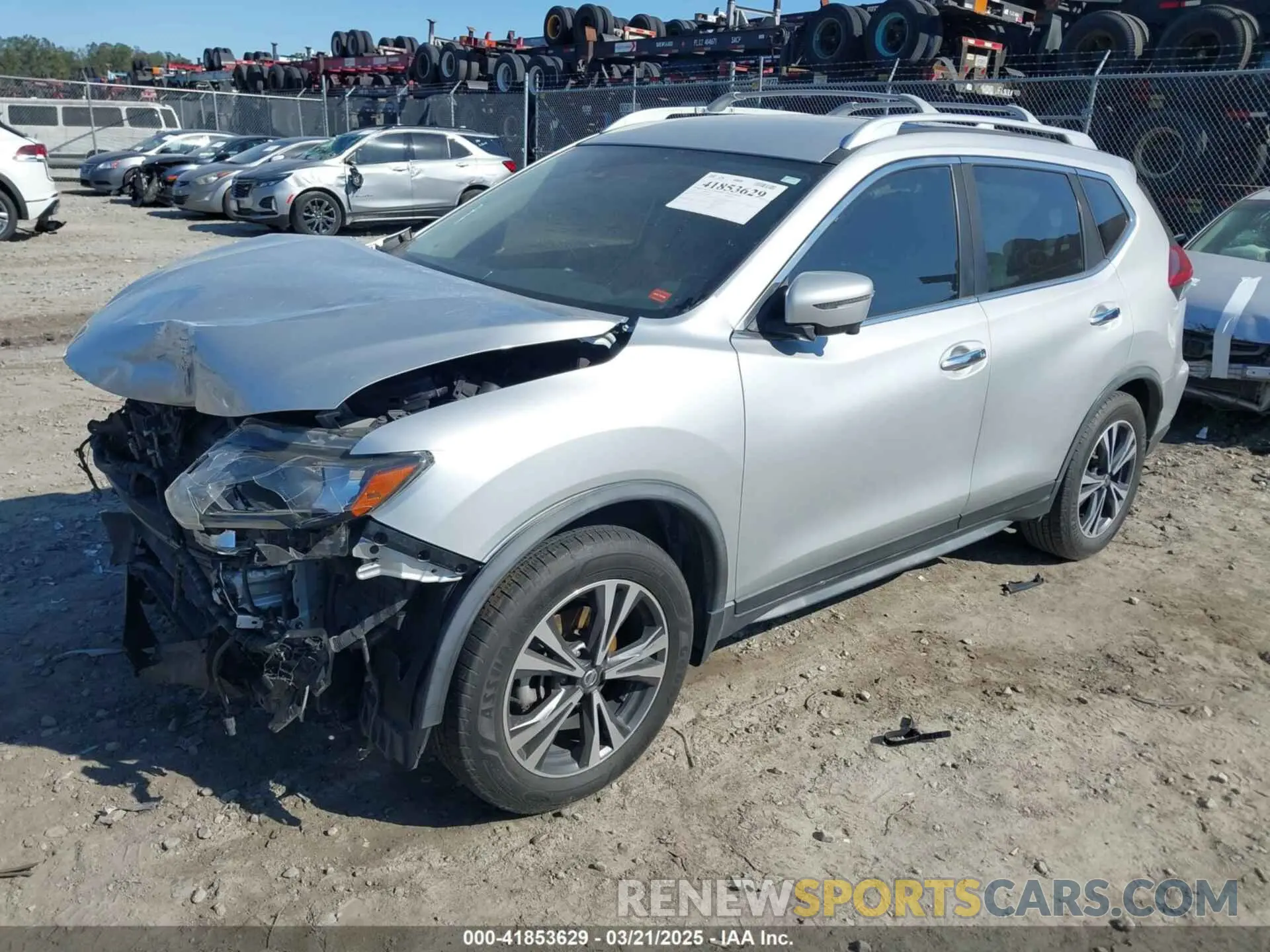 2 Photograph of a damaged car JN8AT2MT9KW263300 NISSAN ROGUE 2019