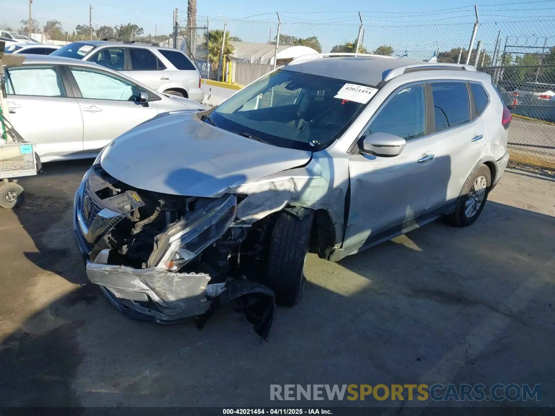 2 Photograph of a damaged car JN8AT2MT9KW263622 NISSAN ROGUE 2019
