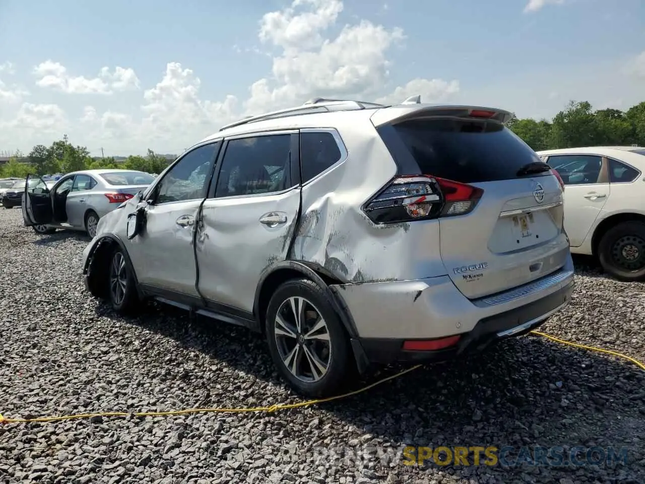 2 Photograph of a damaged car JN8AT2MT9KW263958 NISSAN ROGUE 2019