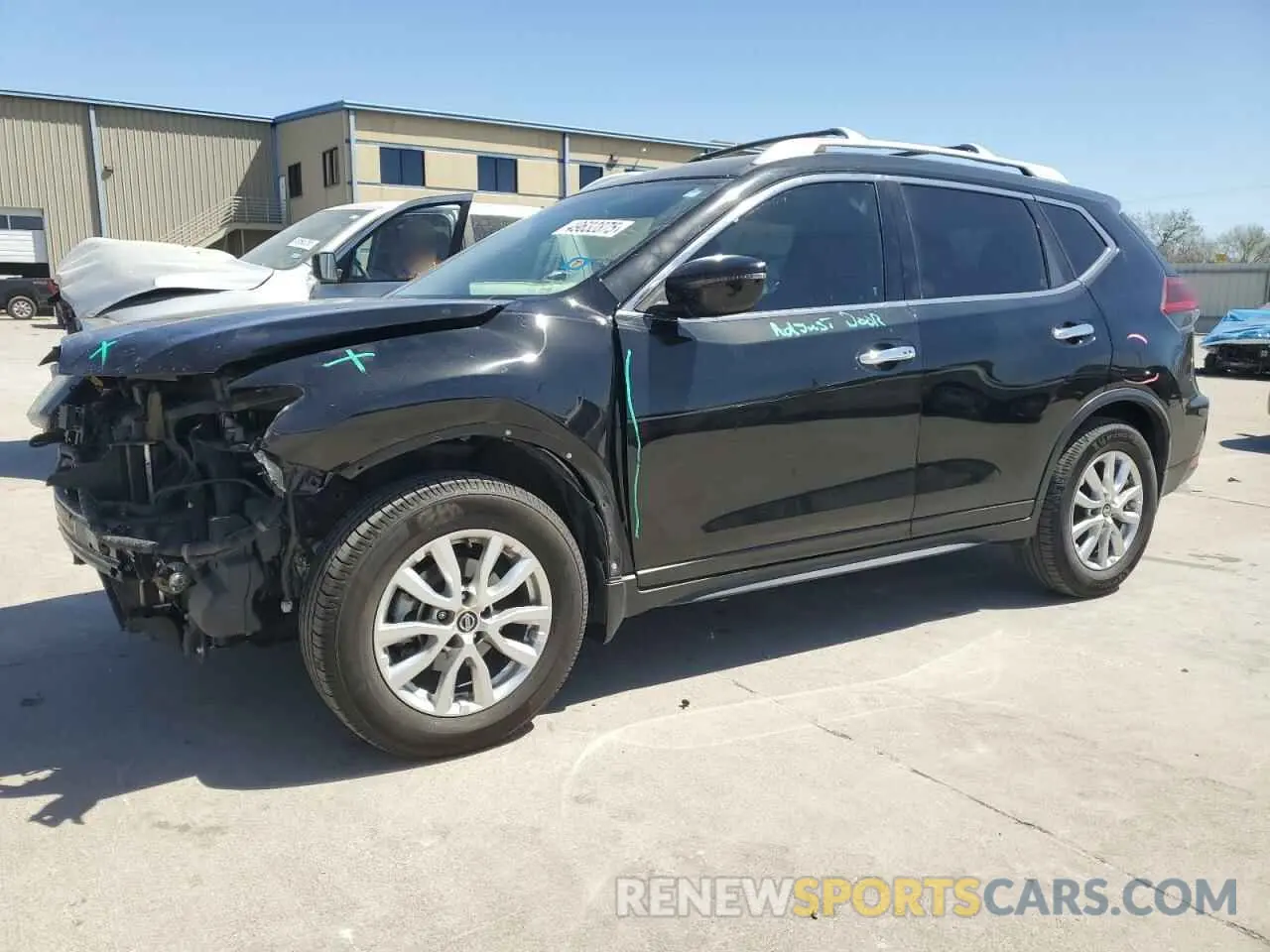 1 Photograph of a damaged car JN8AT2MT9KW264561 NISSAN ROGUE 2019