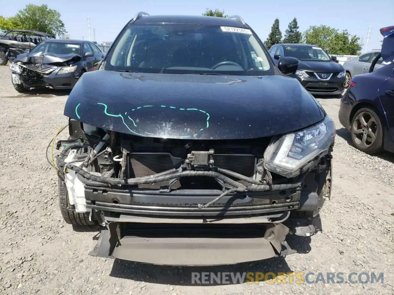5 Photograph of a damaged car JN8AT2MT9KW268447 NISSAN ROGUE 2019