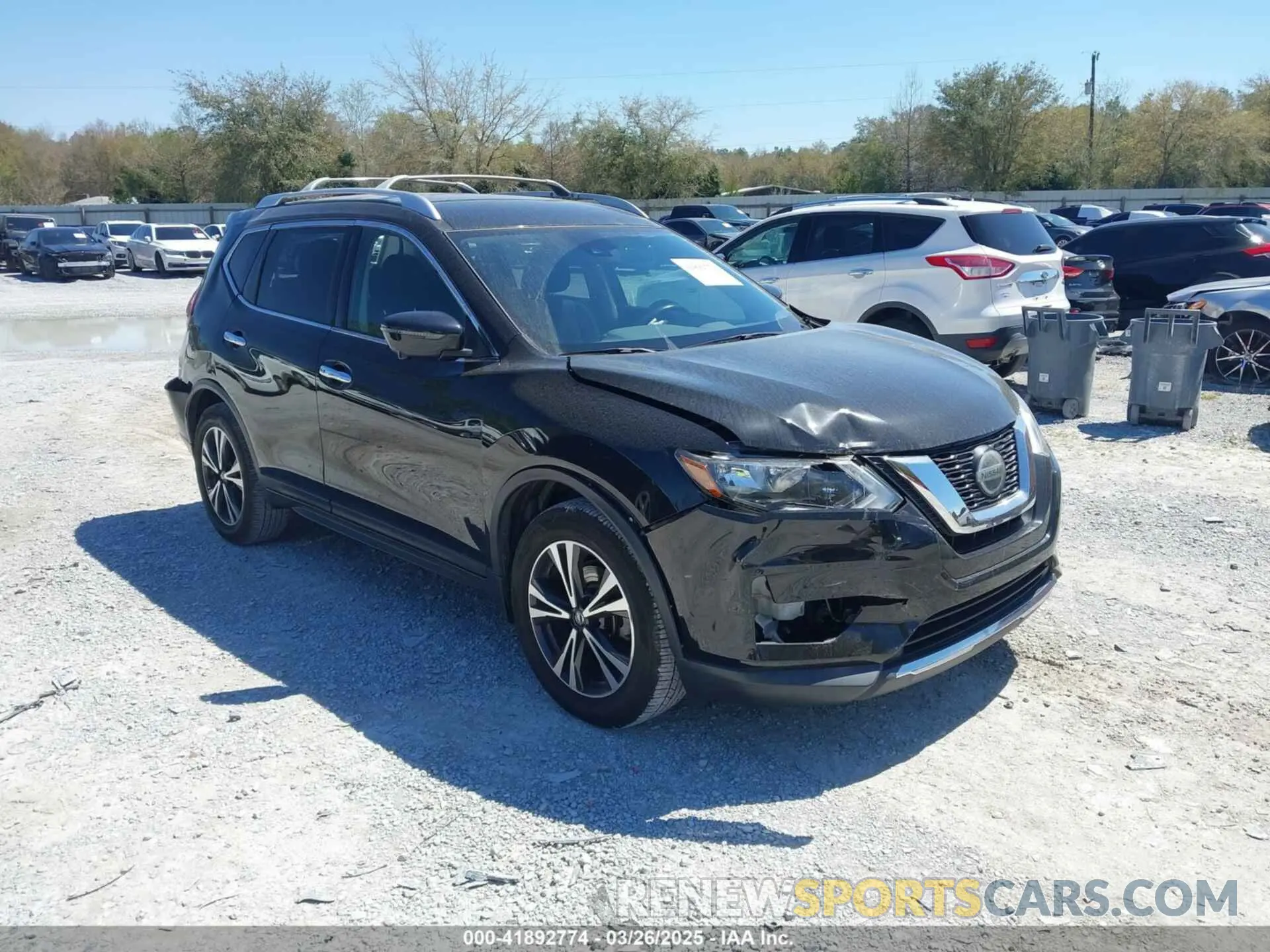 1 Photograph of a damaged car JN8AT2MT9KW268688 NISSAN ROGUE 2019