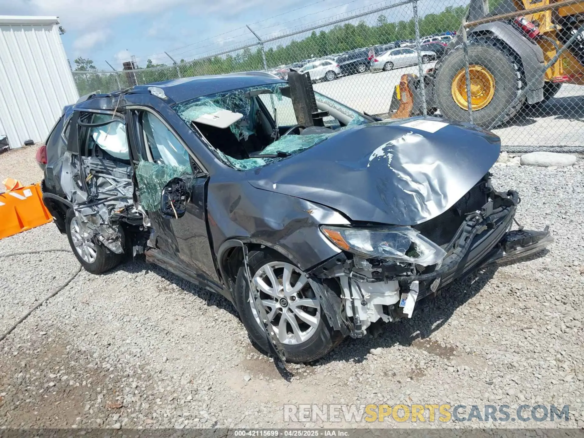 1 Photograph of a damaged car JN8AT2MT9KW505230 NISSAN ROGUE 2019