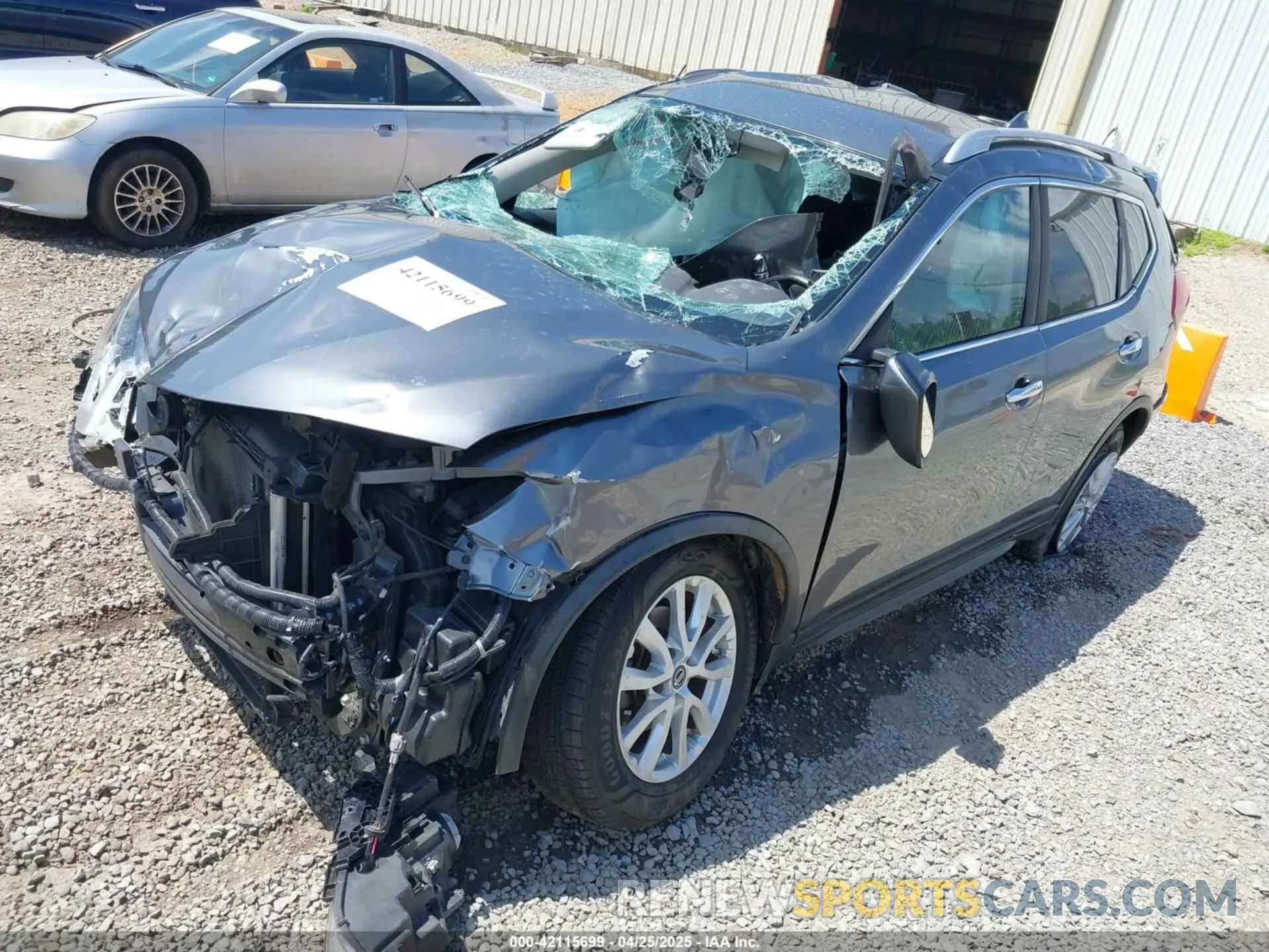 2 Photograph of a damaged car JN8AT2MT9KW505230 NISSAN ROGUE 2019