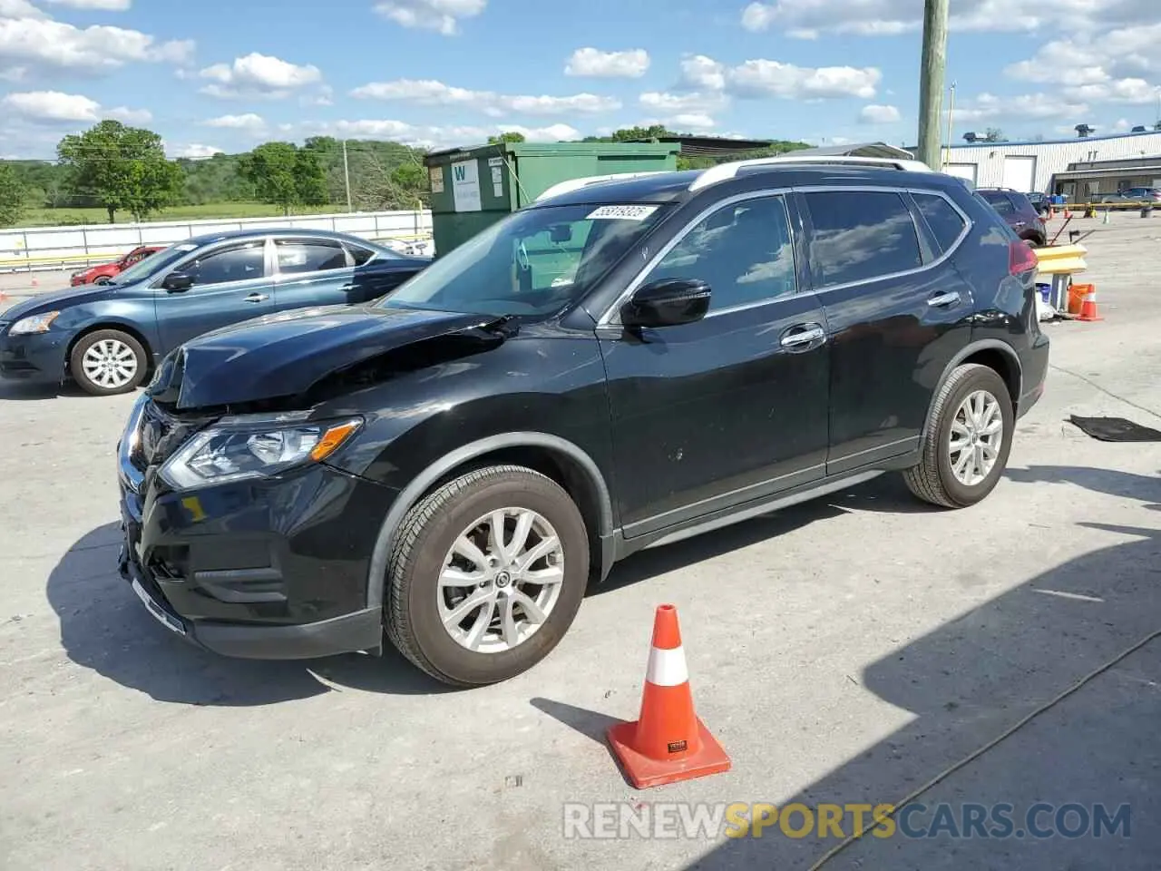1 Photograph of a damaged car JN8AT2MTXKW253410 NISSAN ROGUE 2019