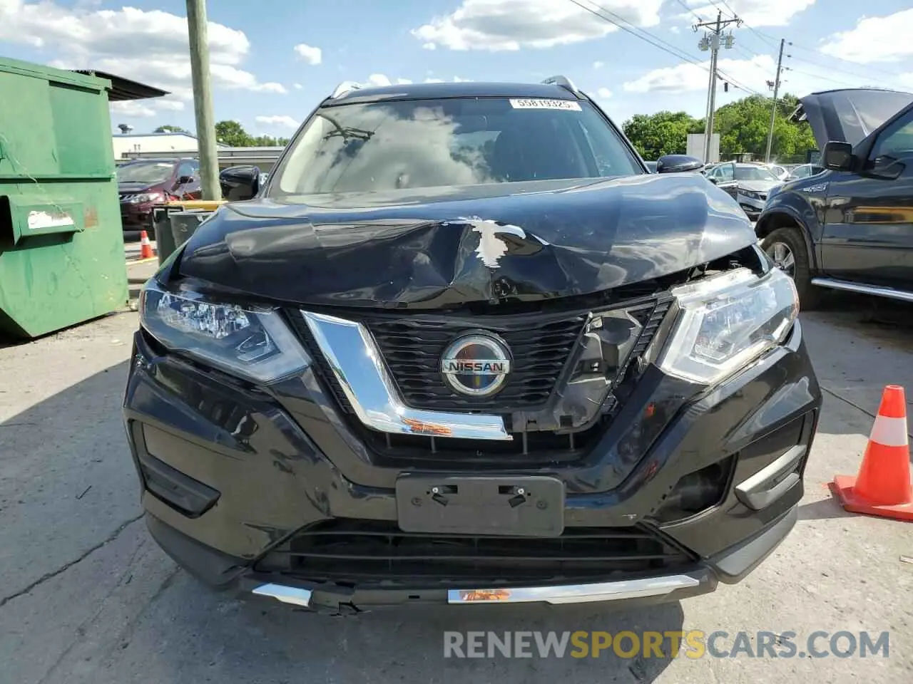 5 Photograph of a damaged car JN8AT2MTXKW253410 NISSAN ROGUE 2019