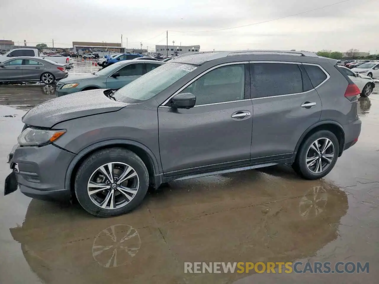 1 Photograph of a damaged car JN8AT2MTXKW266500 NISSAN ROGUE 2019