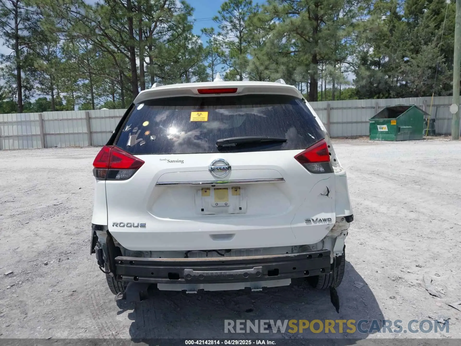 16 Photograph of a damaged car JN8AT2MV0KW373010 NISSAN ROGUE 2019
