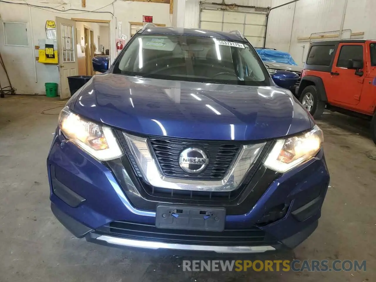 5 Photograph of a damaged car JN8AT2MV0KW381530 NISSAN ROGUE 2019