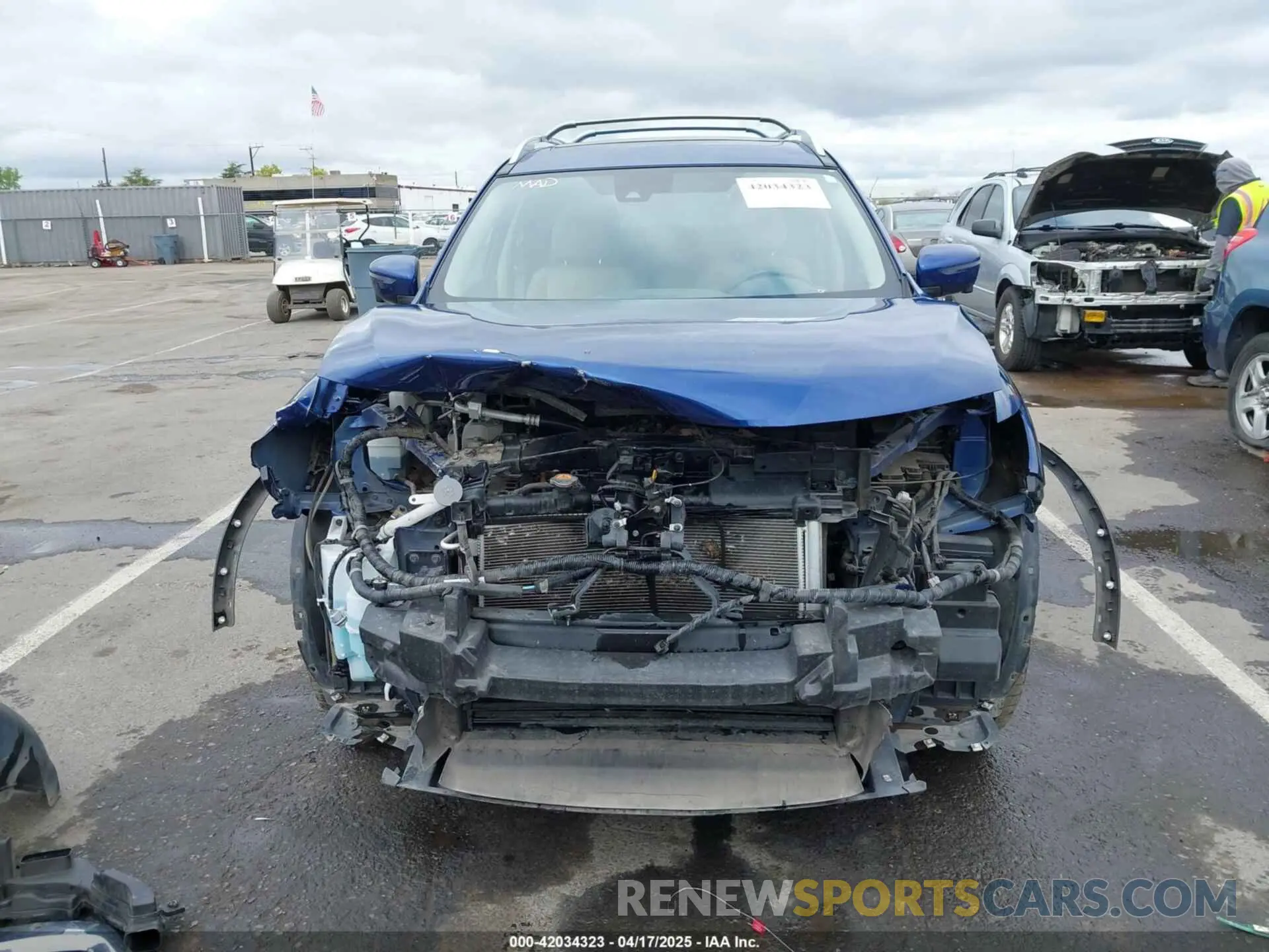 6 Photograph of a damaged car JN8AT2MV0KW383603 NISSAN ROGUE 2019