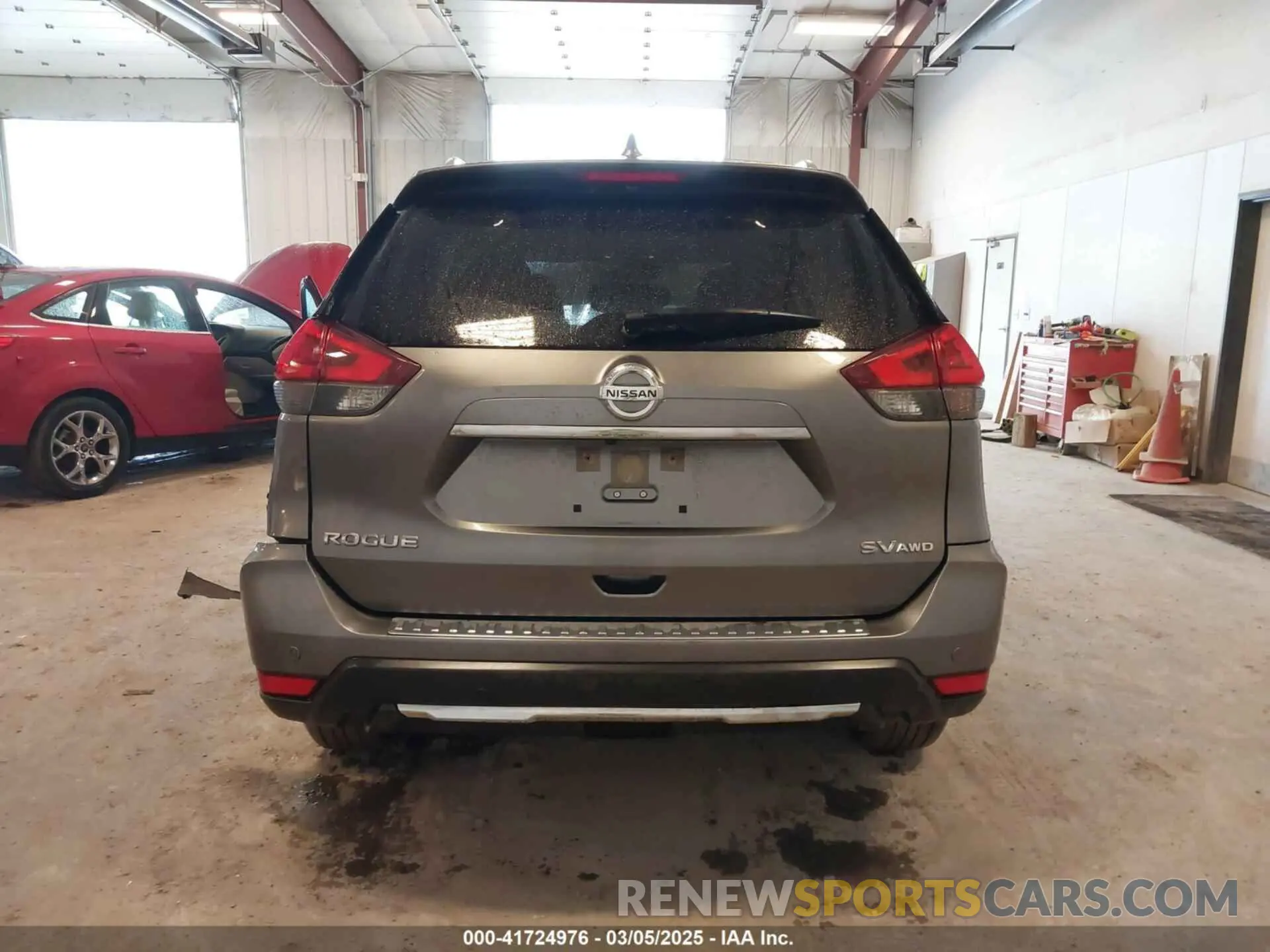 16 Photograph of a damaged car JN8AT2MV0KW385450 NISSAN ROGUE 2019