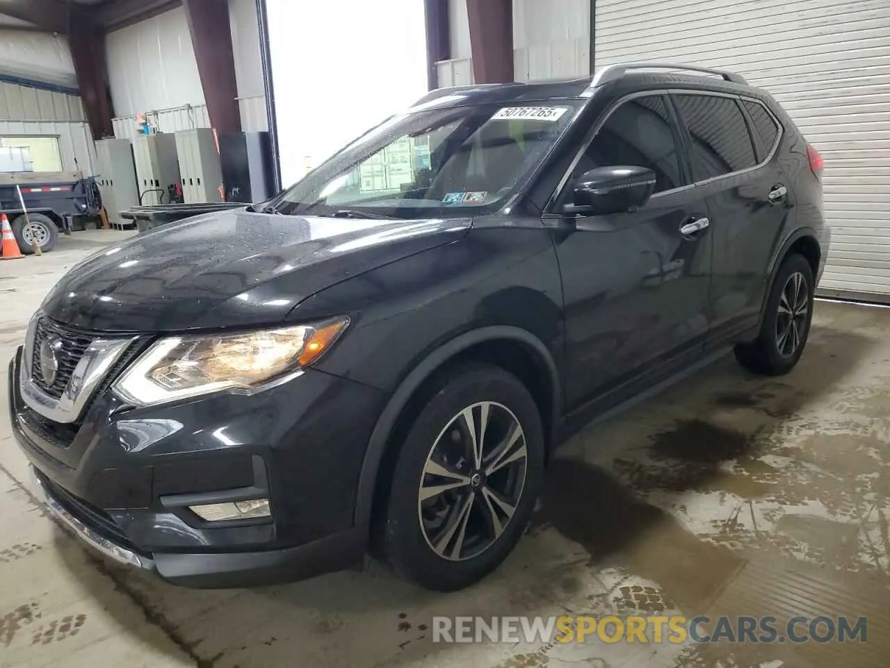 1 Photograph of a damaged car JN8AT2MV1KW374490 NISSAN ROGUE 2019