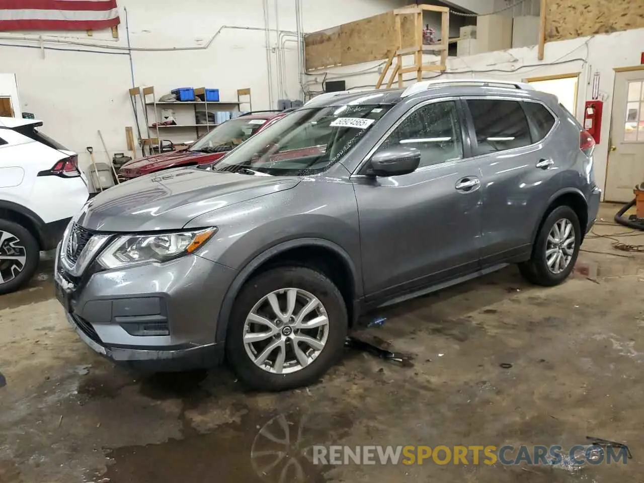 1 Photograph of a damaged car JN8AT2MV1KW375719 NISSAN ROGUE 2019
