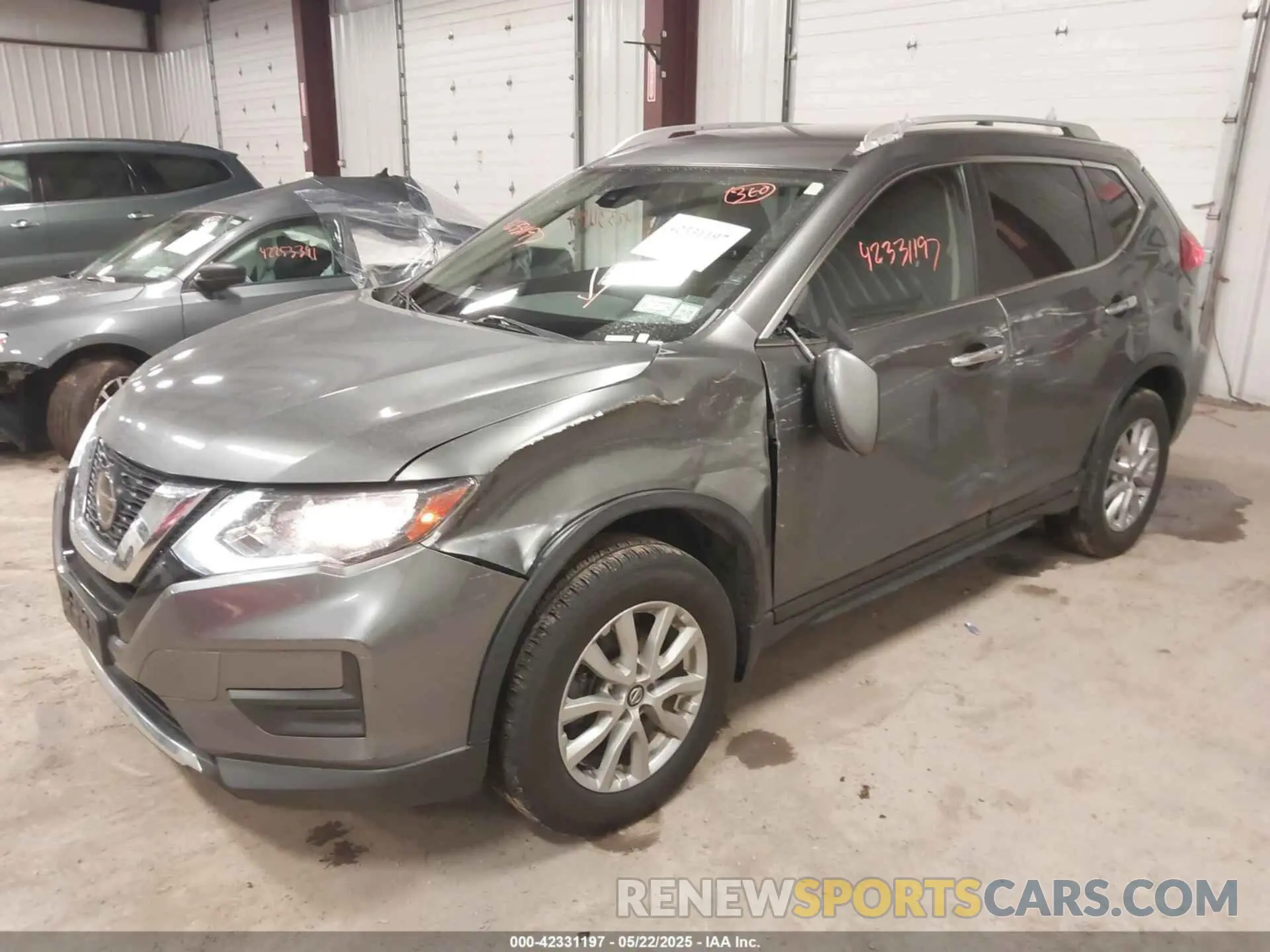 2 Photograph of a damaged car JN8AT2MV1KW376045 NISSAN ROGUE 2019
