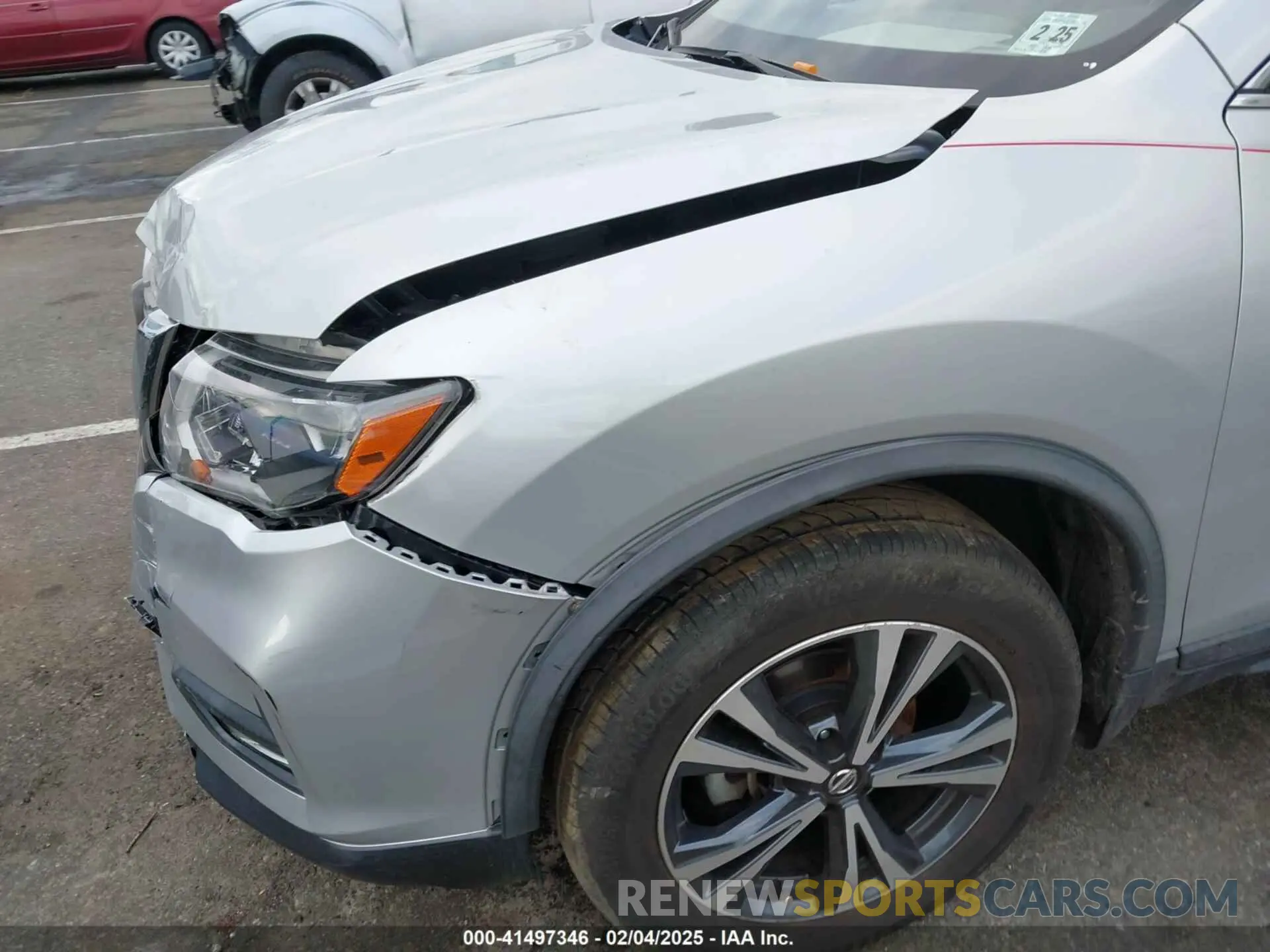 6 Photograph of a damaged car JN8AT2MV1KW379852 NISSAN ROGUE 2019