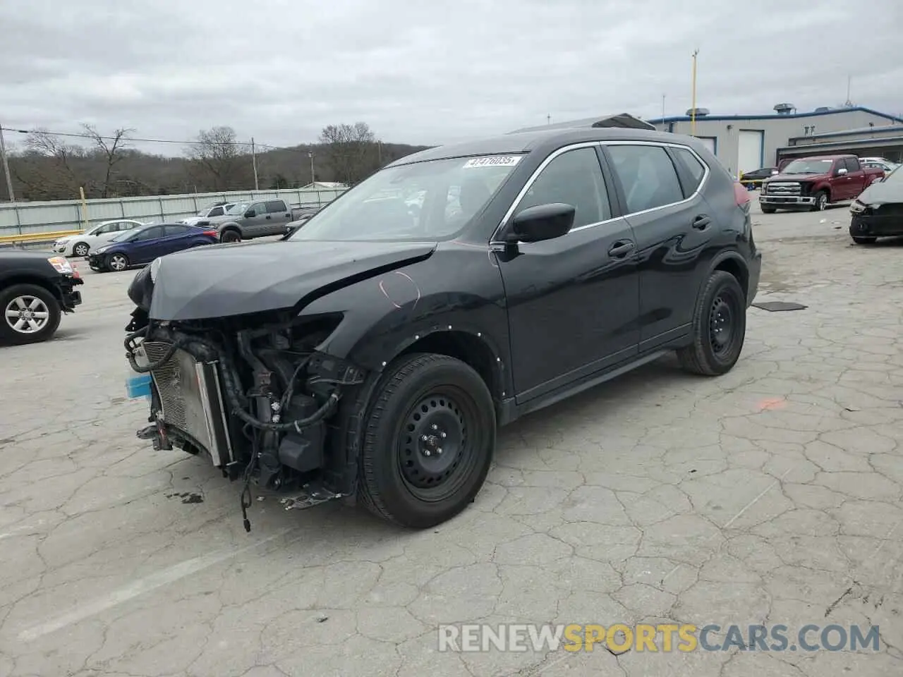 1 Photograph of a damaged car JN8AT2MV1KW385327 NISSAN ROGUE 2019